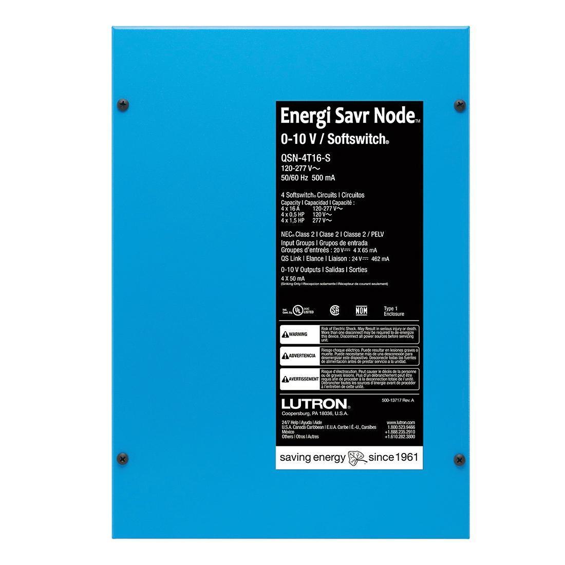 Lutron® QSN-4S16-S Lighting Control Systems