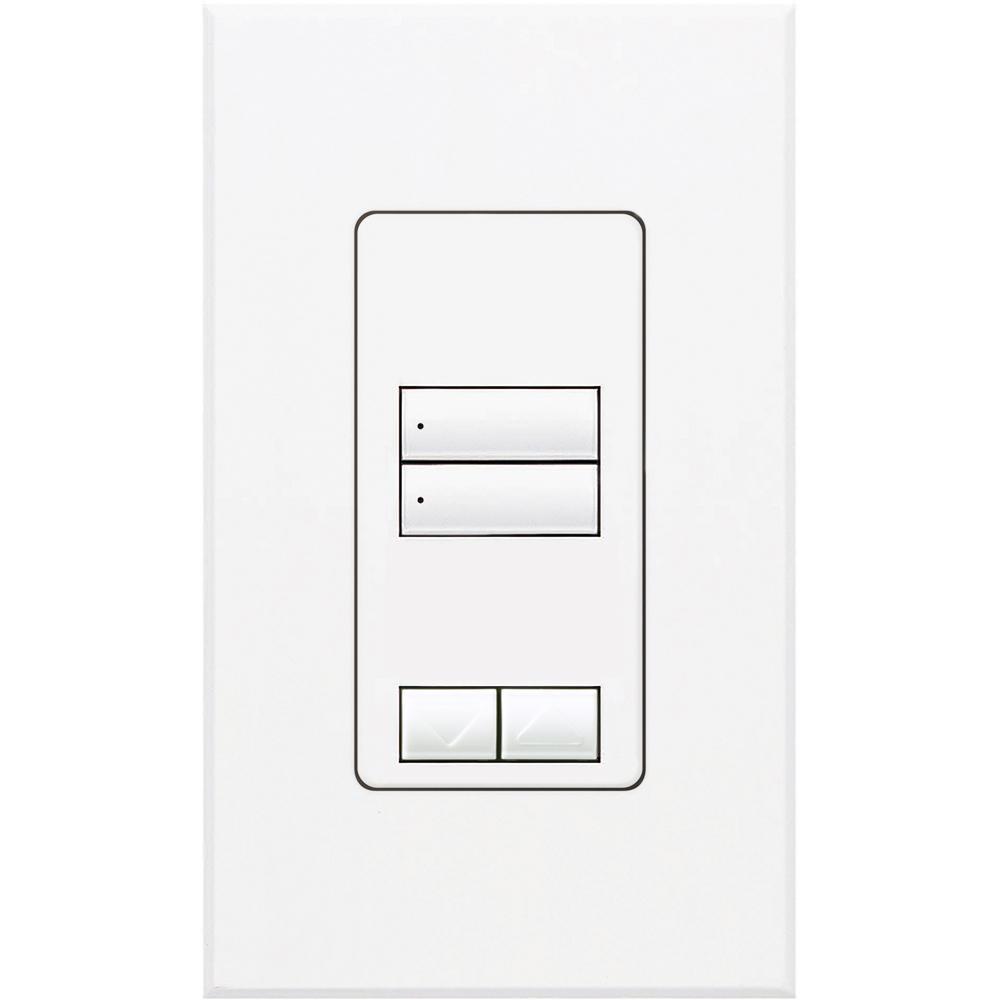 Lutron® QSWS2-2BRLI-WH Wall Switch Stations