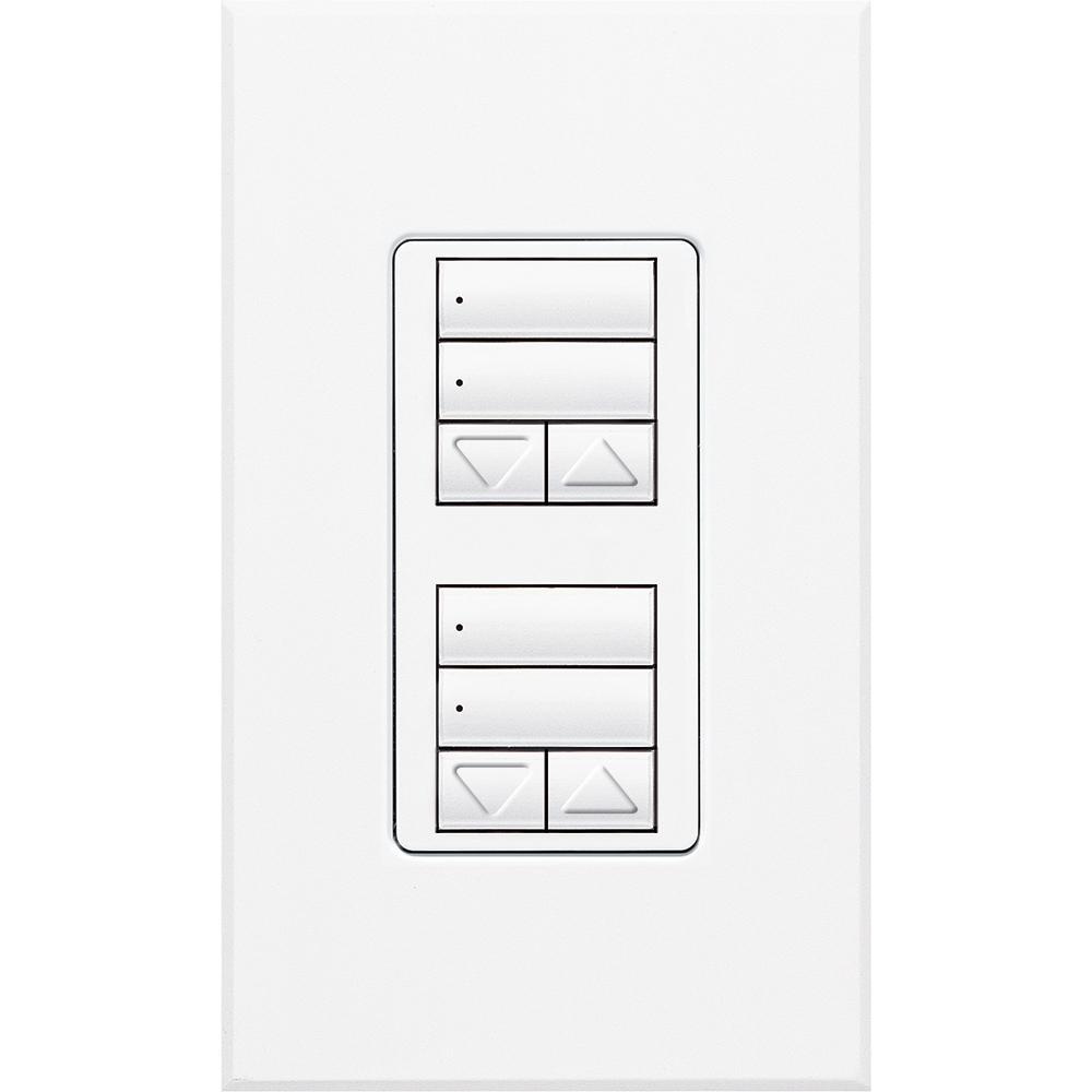 Lutron® QSWS2-2RLDI-WH Lighting Control Systems
