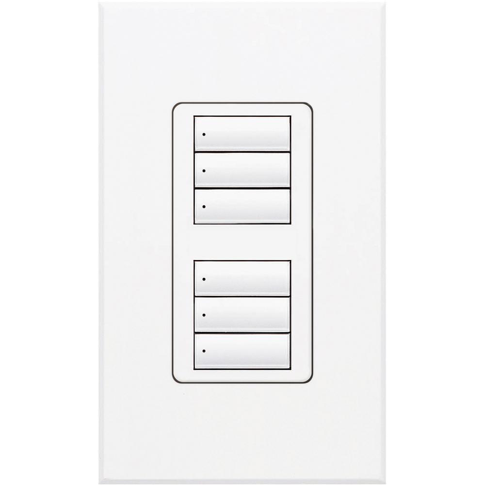 Lutron® QSWS2-3BDI-WH Wall Switch Stations