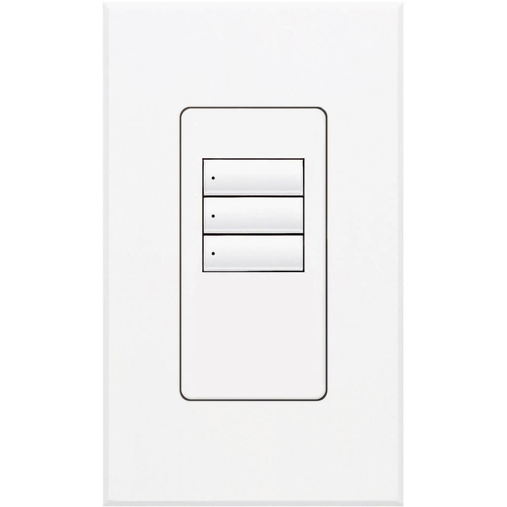 Lutron® QSWS2-3BI-WH Lighting Control Systems