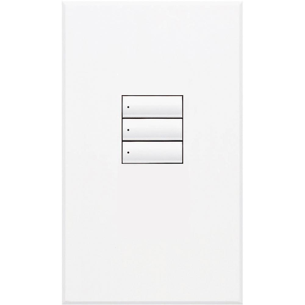Lutron® QSWS2-3BN-WH Lighting Control Systems