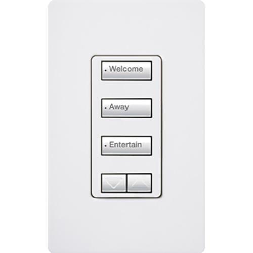 Lutron® RRD-W3BSRL-WH Dimmer Remote & Accessory Switches