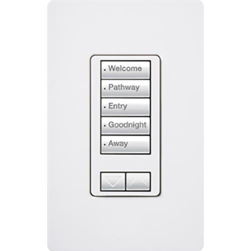 Lutron® RRD-W5BRL-WH Dimmer Remote & Accessory Switches