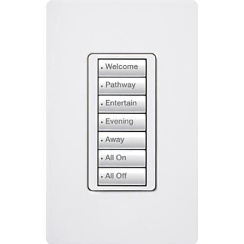 Lutron® RRD-W7B-WH Dimmer Remote & Accessory Switches