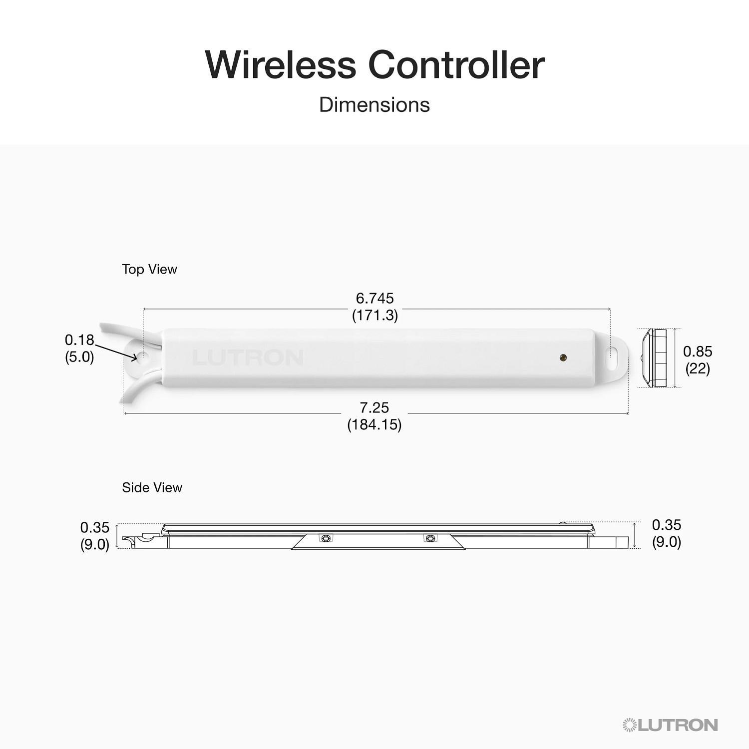 Lutron® RRL-TWCL-WH Lighting Control Switches