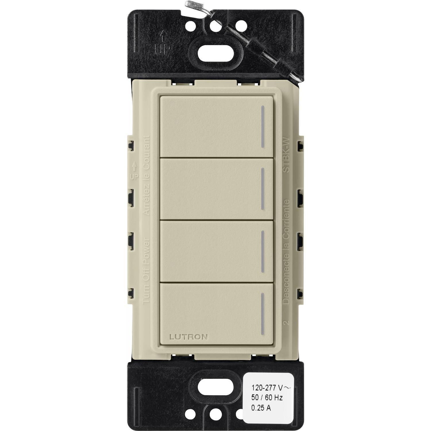 Lutron® RRST-HN4B-CY Wall Switch Stations