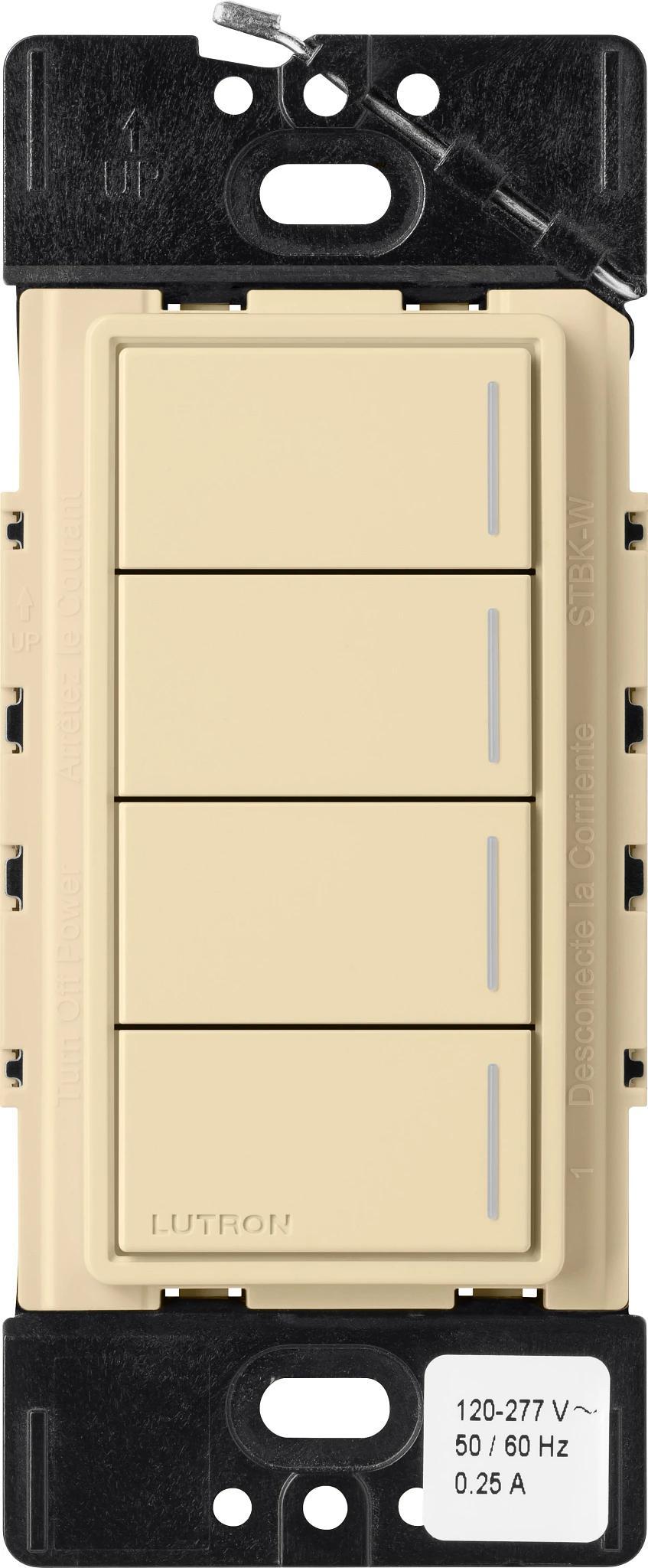 Lutron® RRST-HN4B-IV Wall Switch Stations