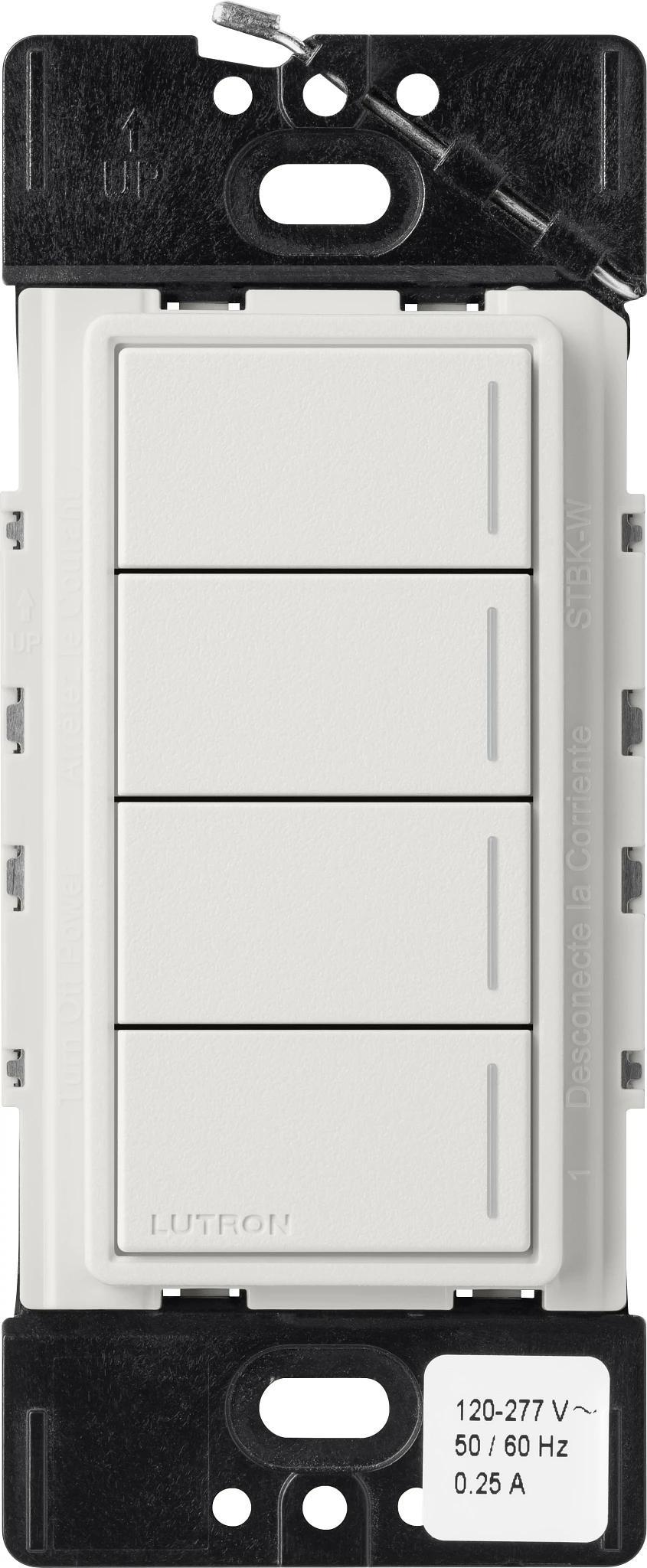 Lutron® RRST-HN4B-LG Wall Switch Stations