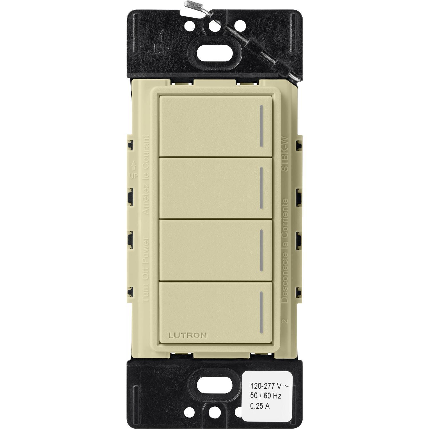 Lutron® RRST-HN4B-SA Wall Switch Stations