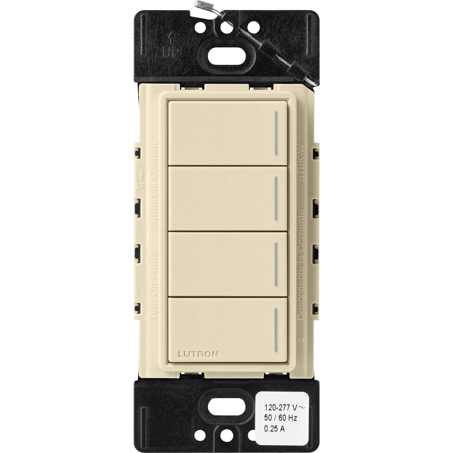 Lutron® RRST-HN4B-SD Wall Switch Stations