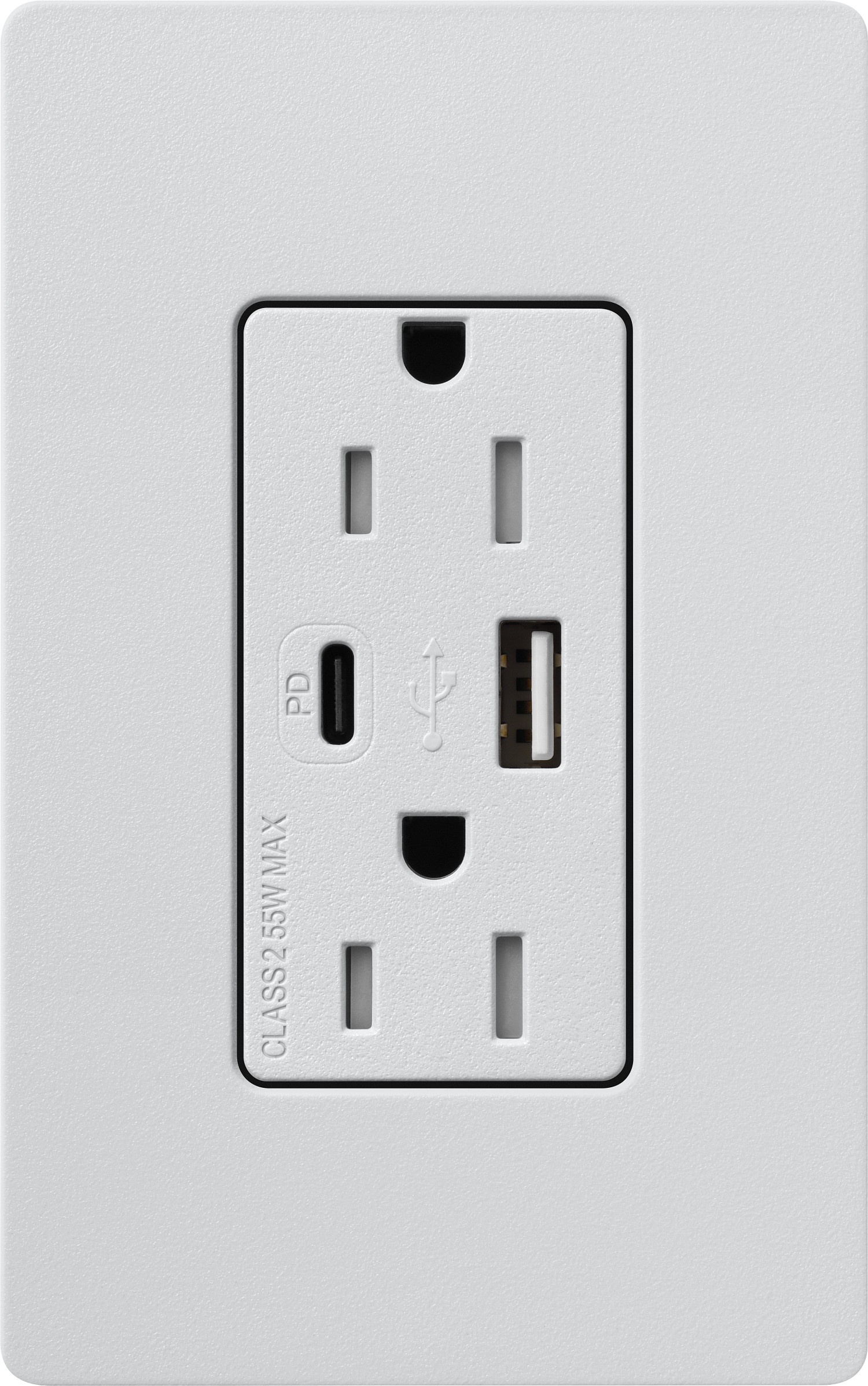 Lutron® SCR-15-ACTR-MI Receptacles & USB Ports
