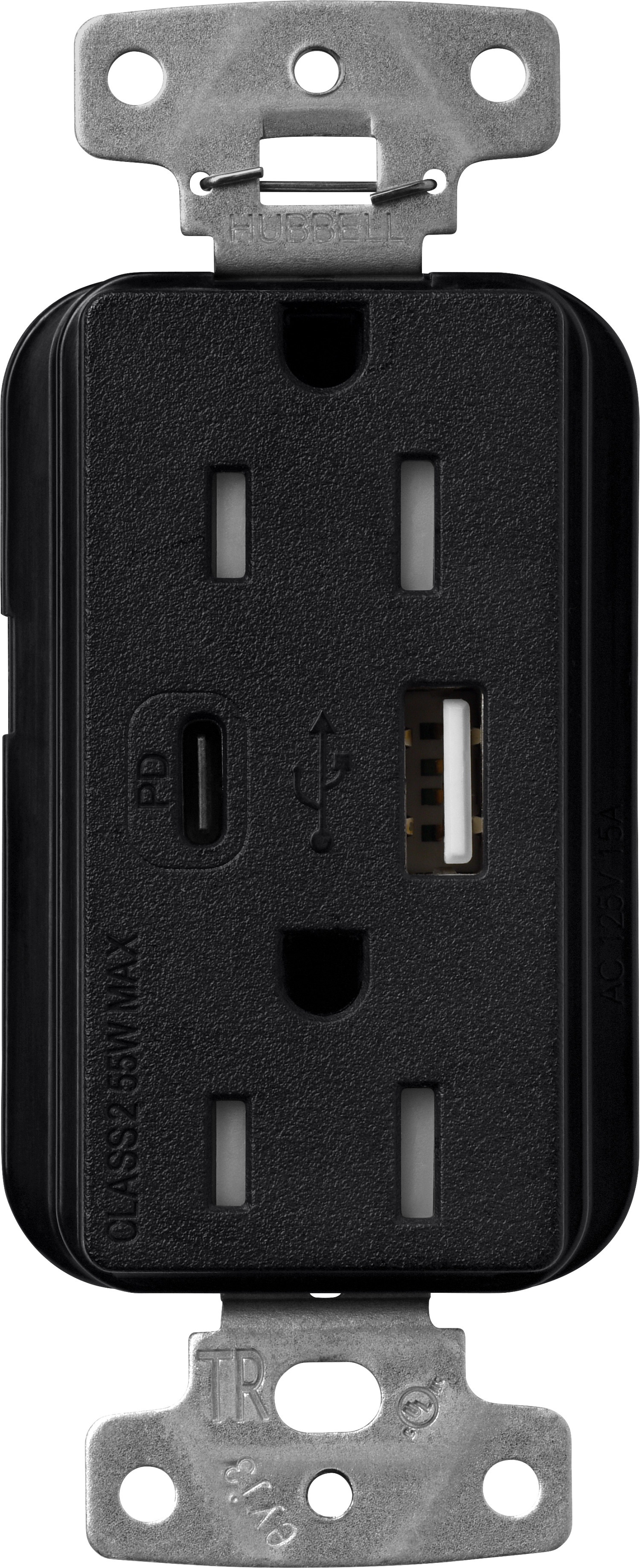 Lutron® SCR-15-ACTR-MN Receptacles & USB Ports