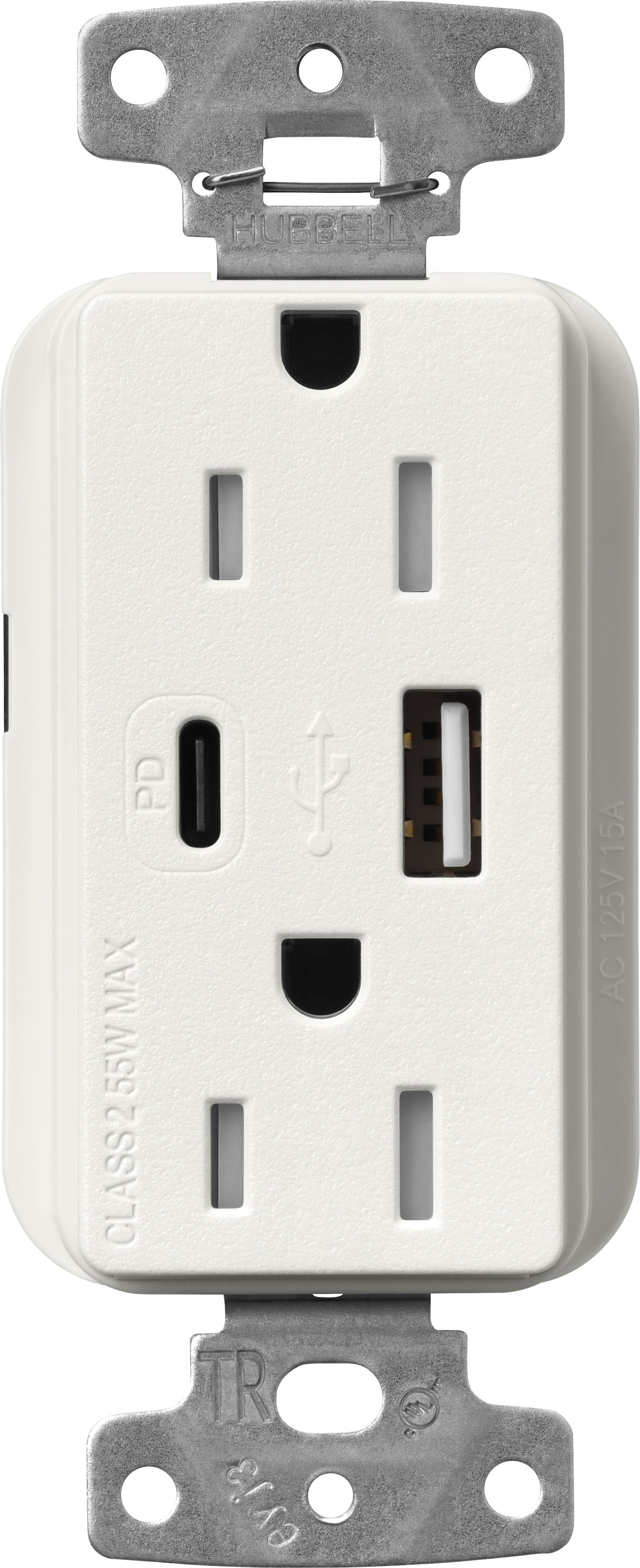 Lutron® SCR-15-ACTR-RW Receptacles & USB Ports