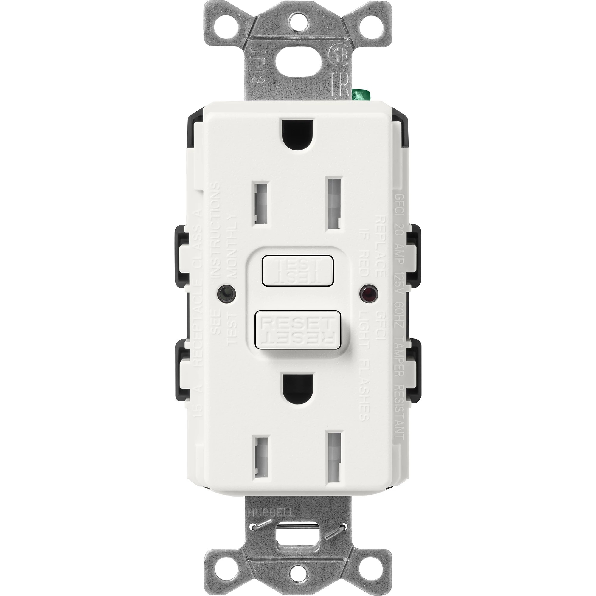 Lutron® SCR-15-GFST-RW GFCI Receptacles