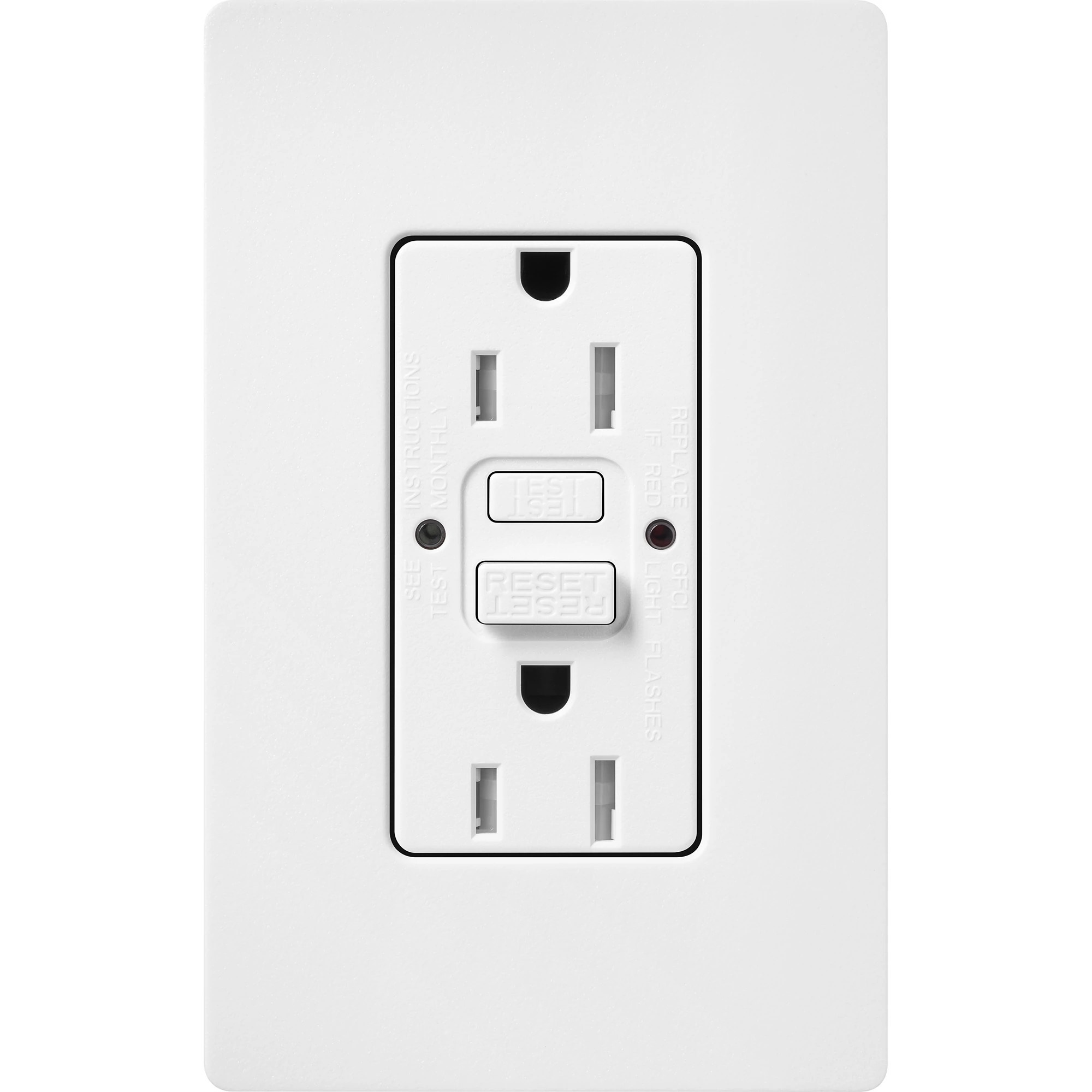 Lutron® SCR-15-GFST-SW GFCI Receptacles