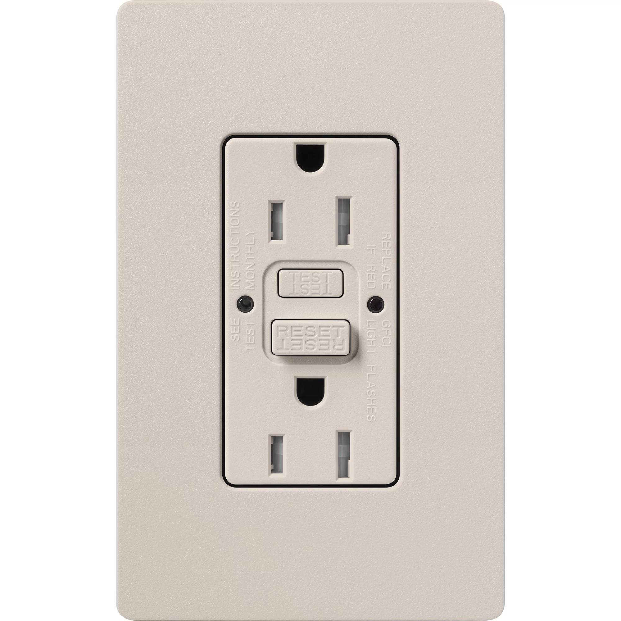Lutron® SCR-15-GFST-TP GFCI Receptacles