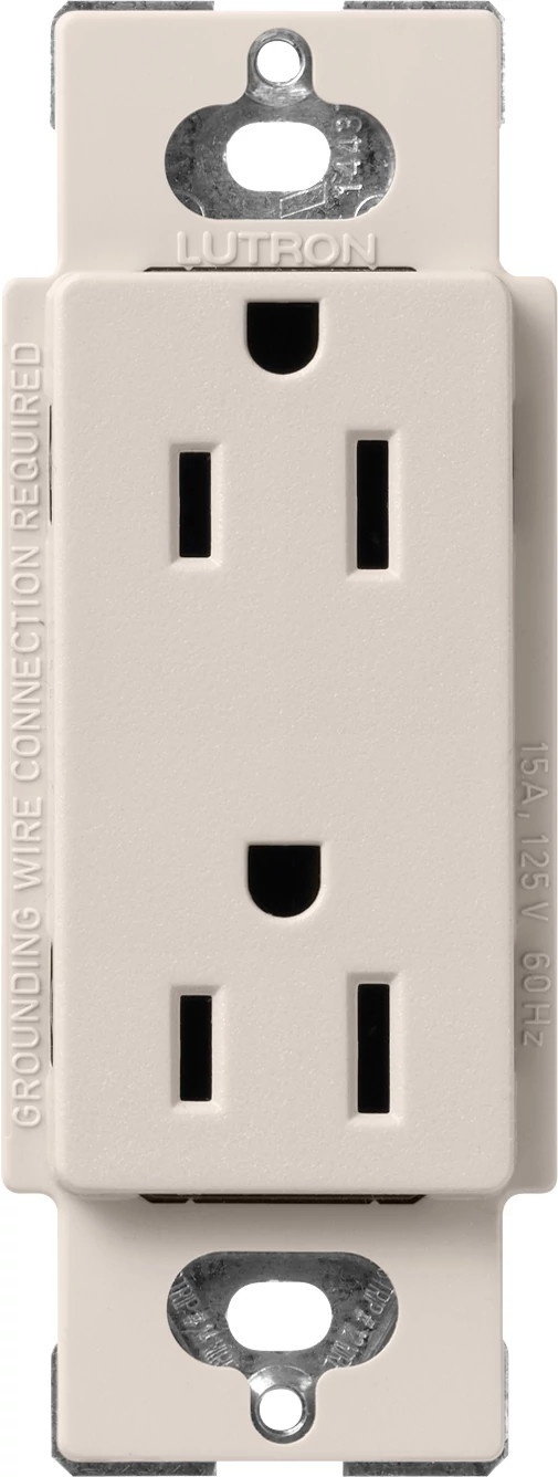 Lutron® SCR-15-TP Straight Blade Receptacles