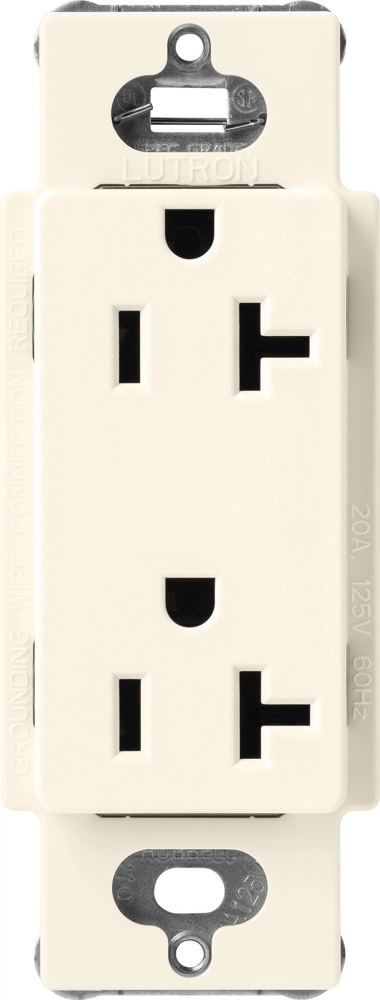 Lutron® SCR-20-BI Straight Blade Receptacles