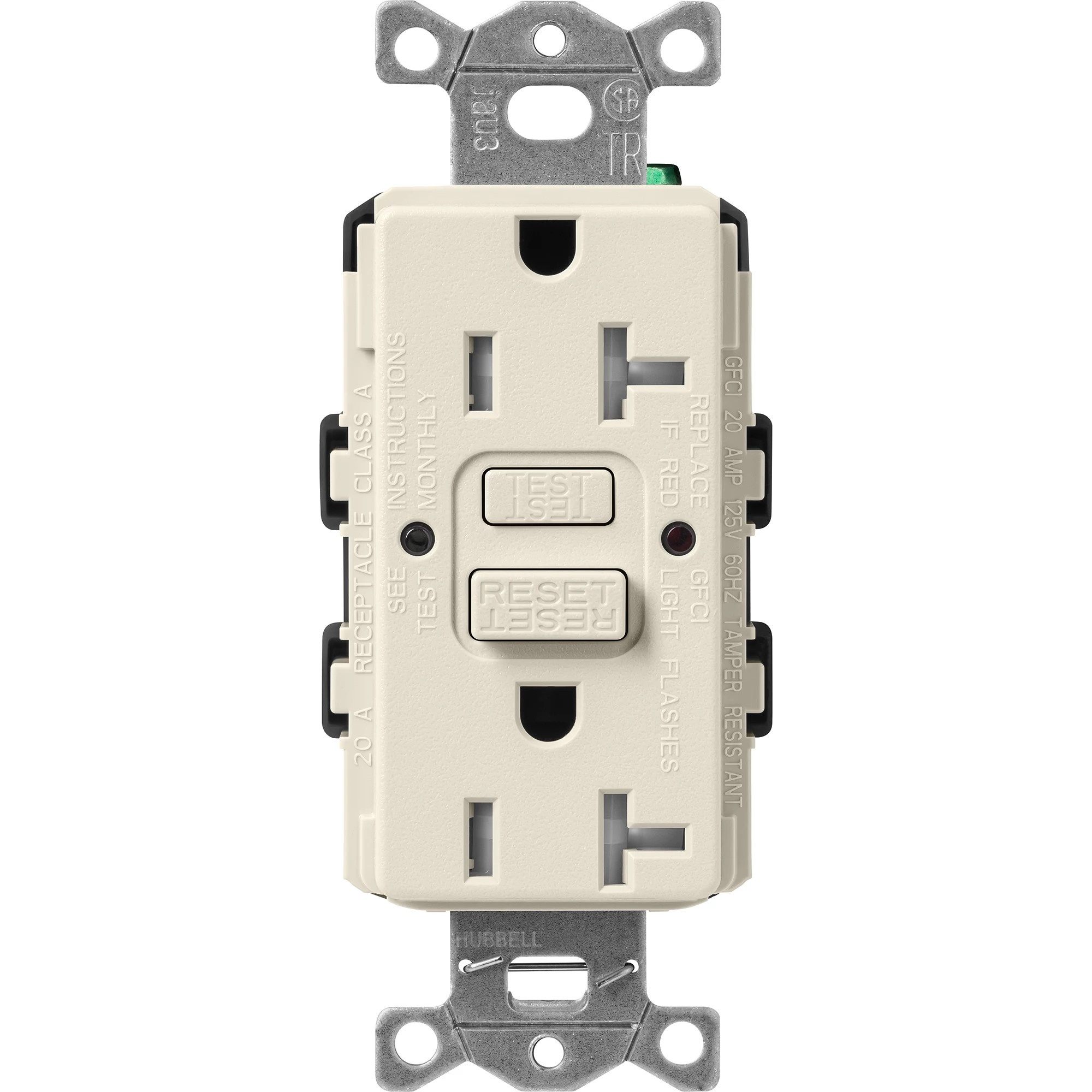 Lutron® SCR-20-GFST-CY GFCI Receptacles
