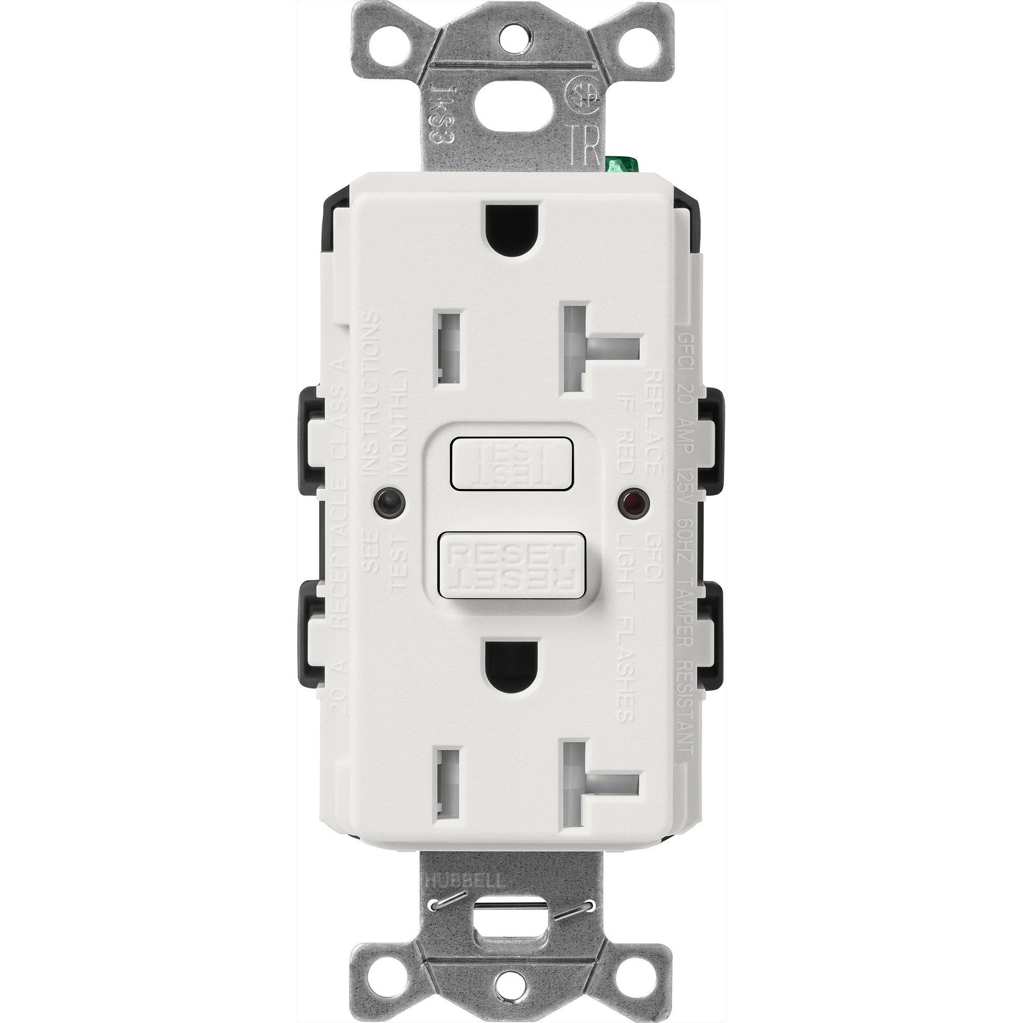 Lutron® SCR-20-GFST-LG GFCI Receptacles