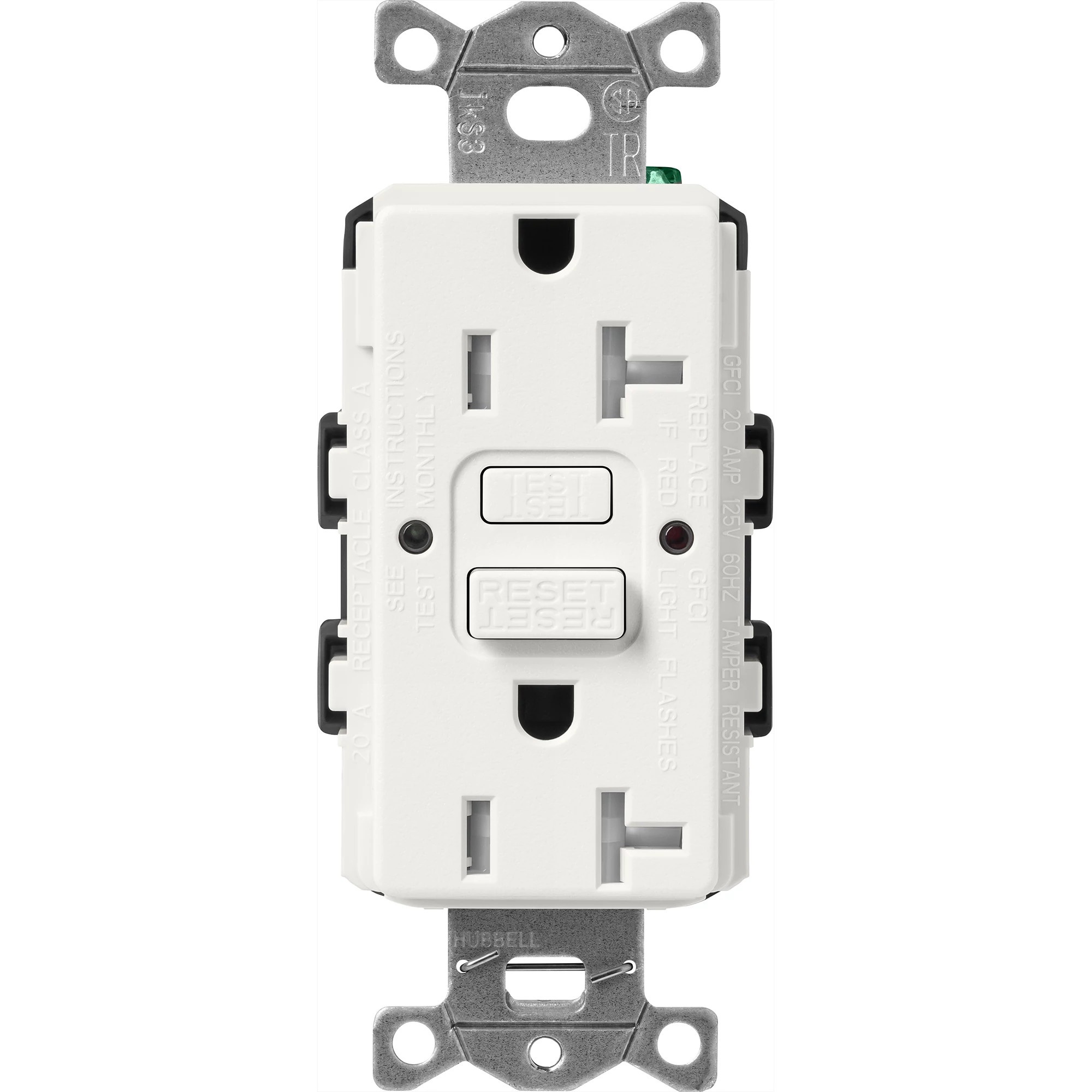 Lutron® SCR-20-GFST-RW GFCI Receptacles