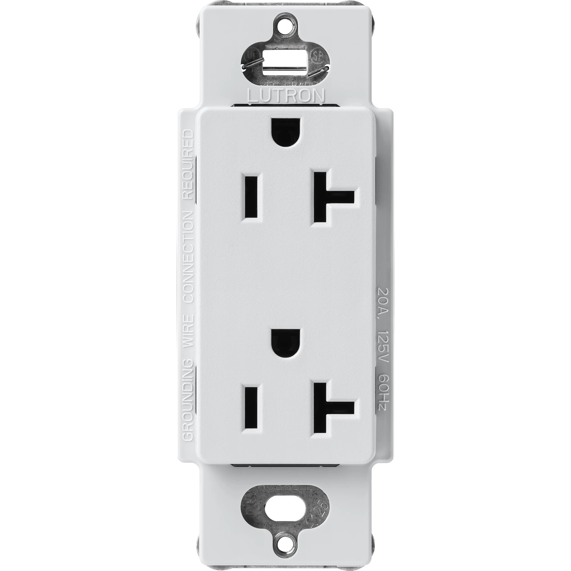 Lutron® SCR-20-MI Straight Blade Receptacles