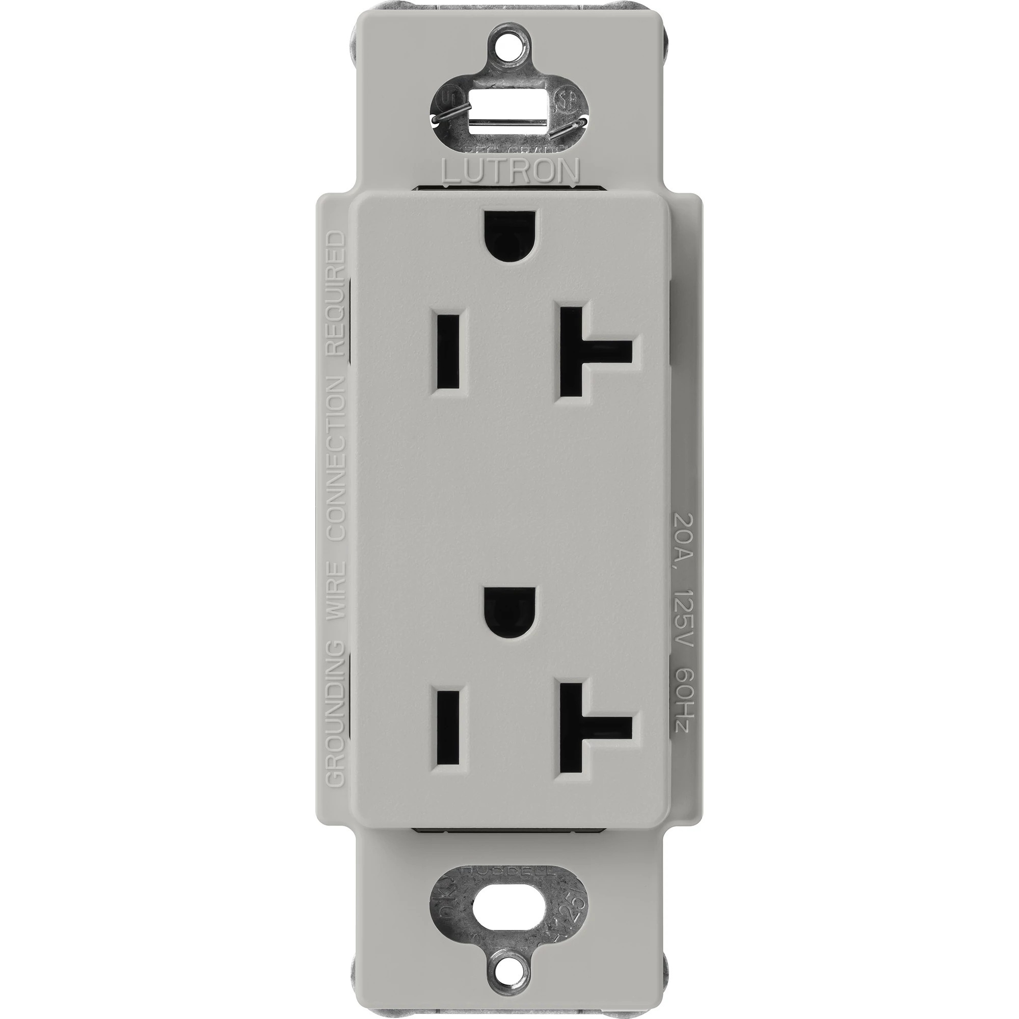 Lutron® SCR-20-PB Straight Blade Receptacles