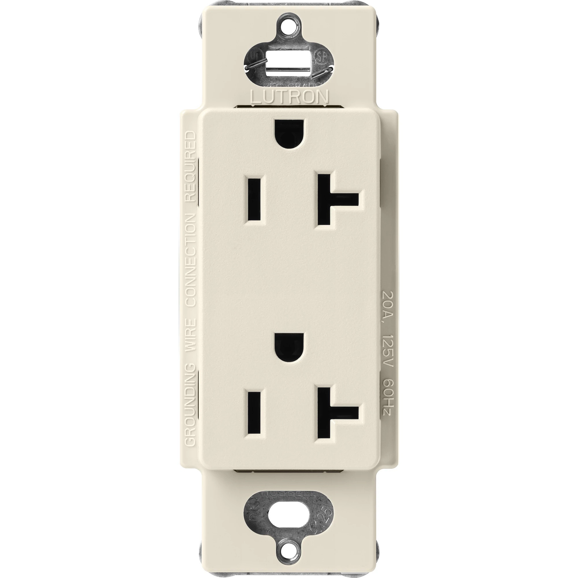 Lutron® SCR-20-PM Straight Blade Receptacles