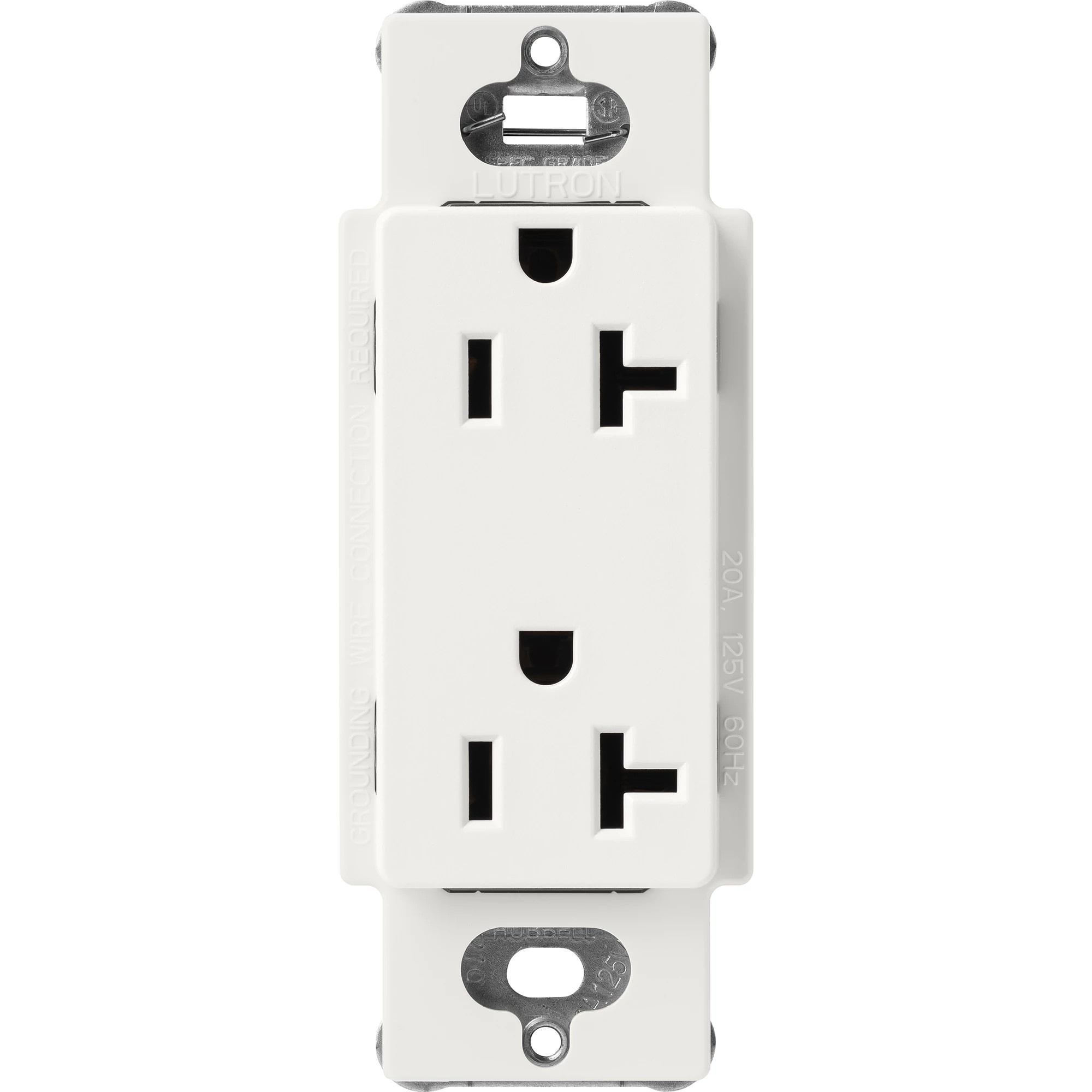 Lutron® SCR-20-RW Straight Blade Receptacles