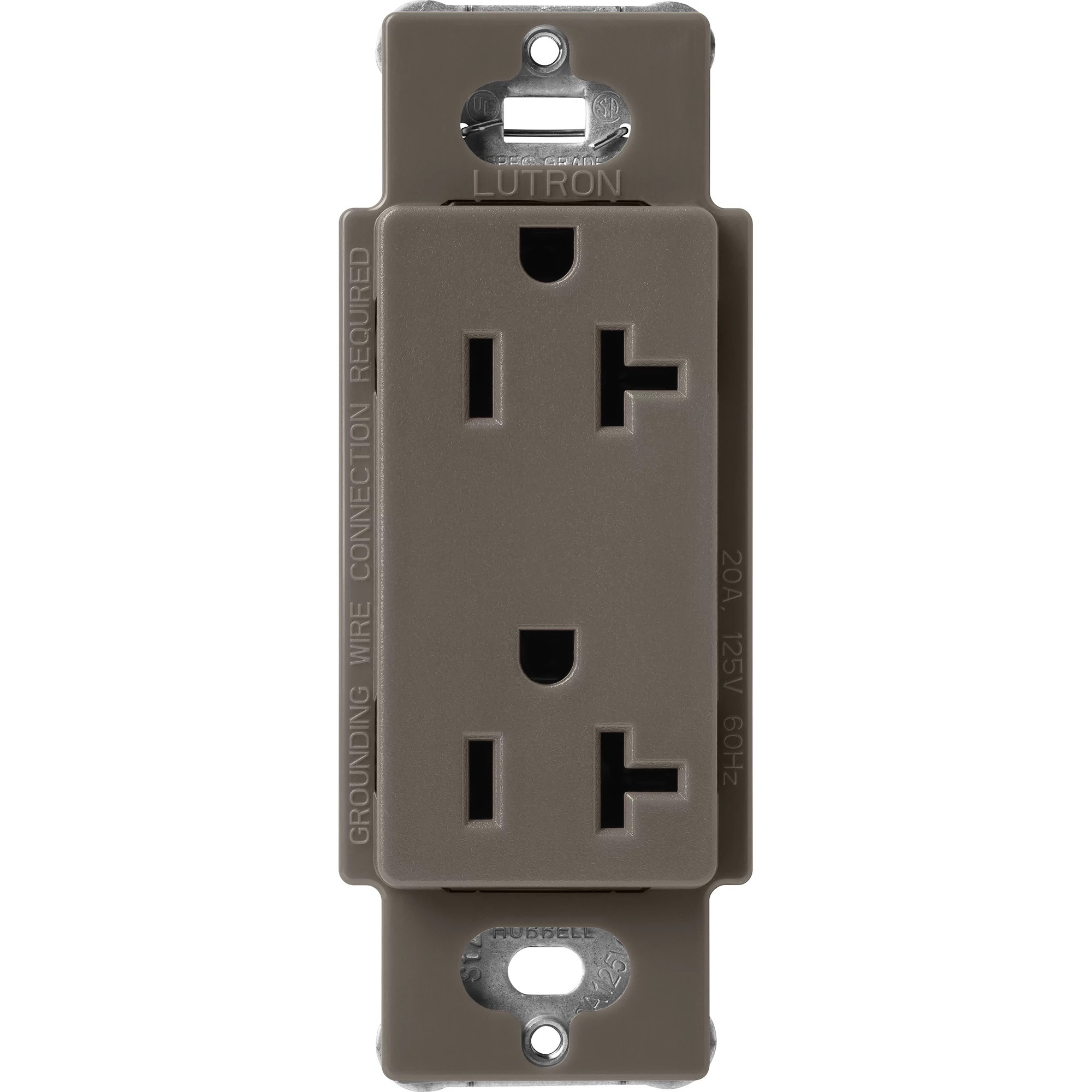 Lutron® SCR-20-TF Straight Blade Receptacles