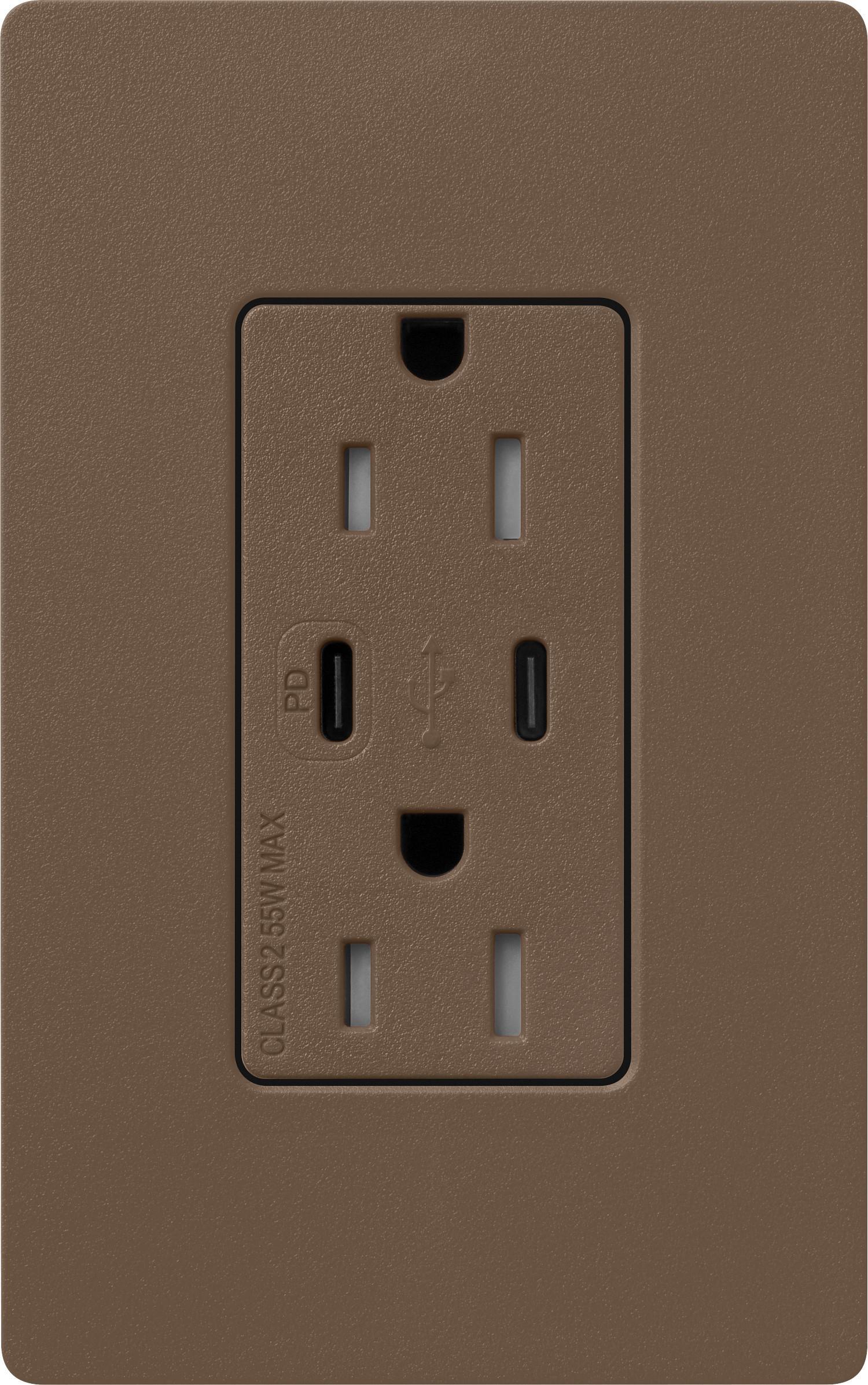 Lutron® SCR-15-CCTR-EP Straight Blade Receptacles