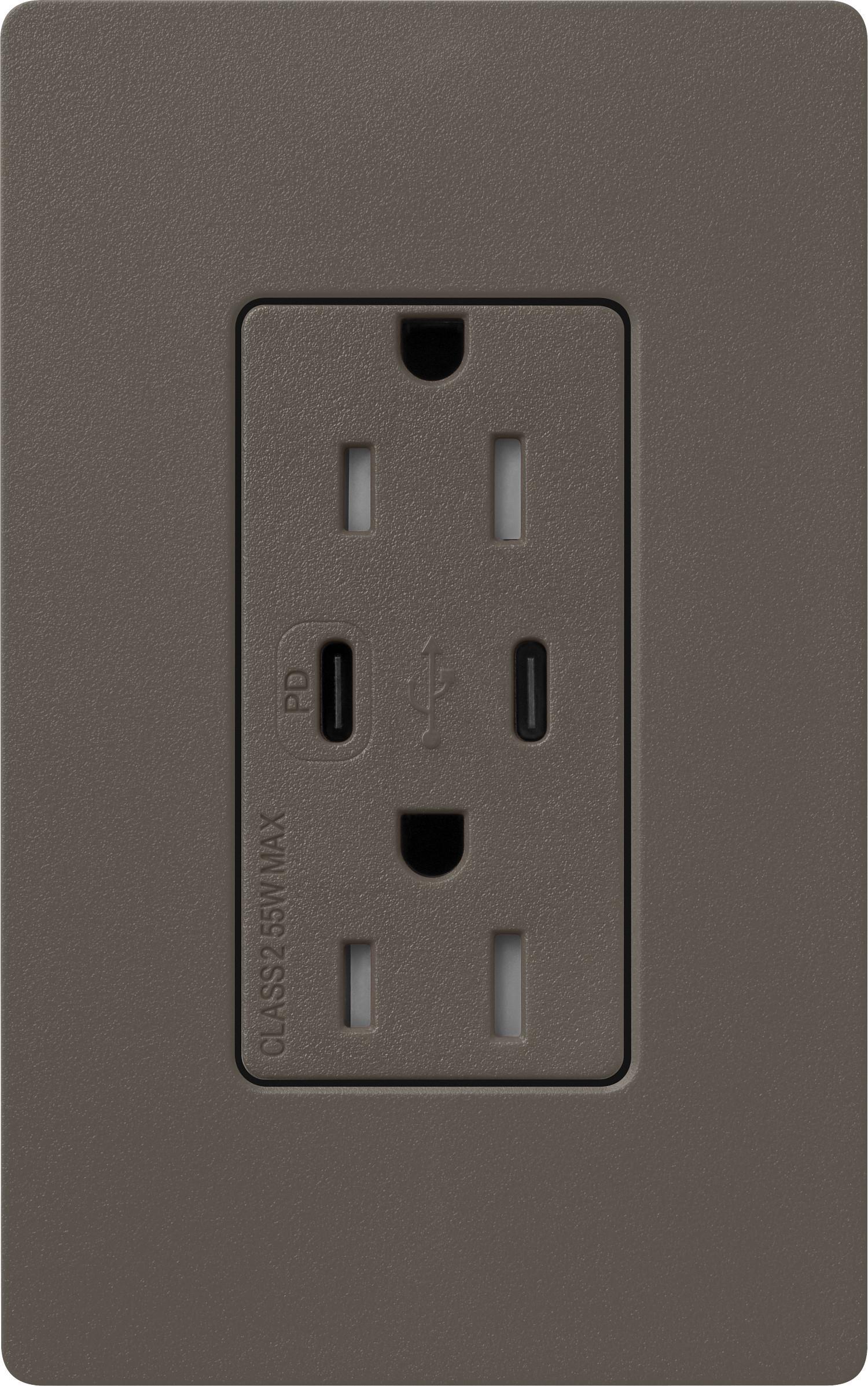 Lutron® SCR-15-CCTR-TF Straight Blade Receptacles