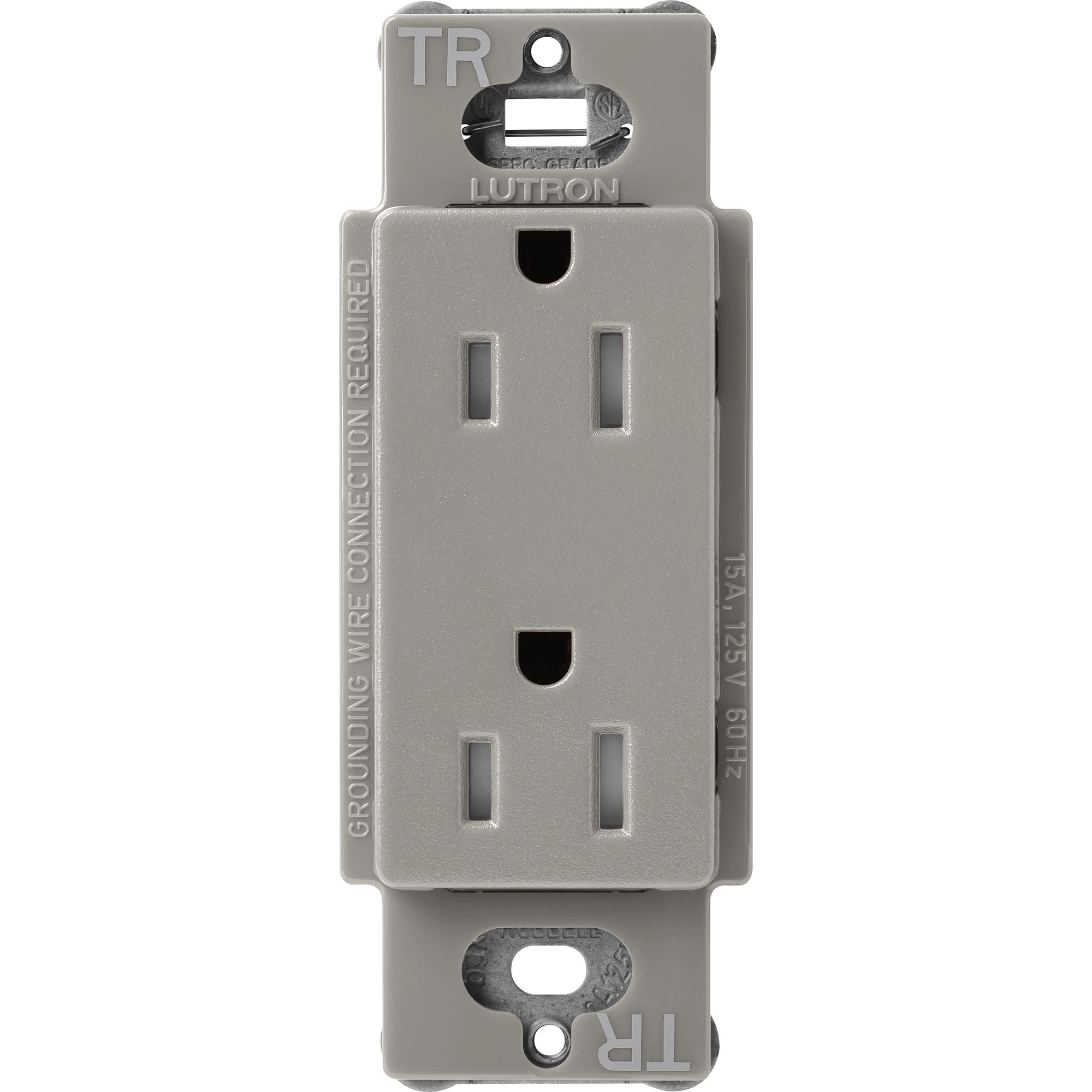 Lutron® SCRS-15-TR-CS Straight Blade Receptacles