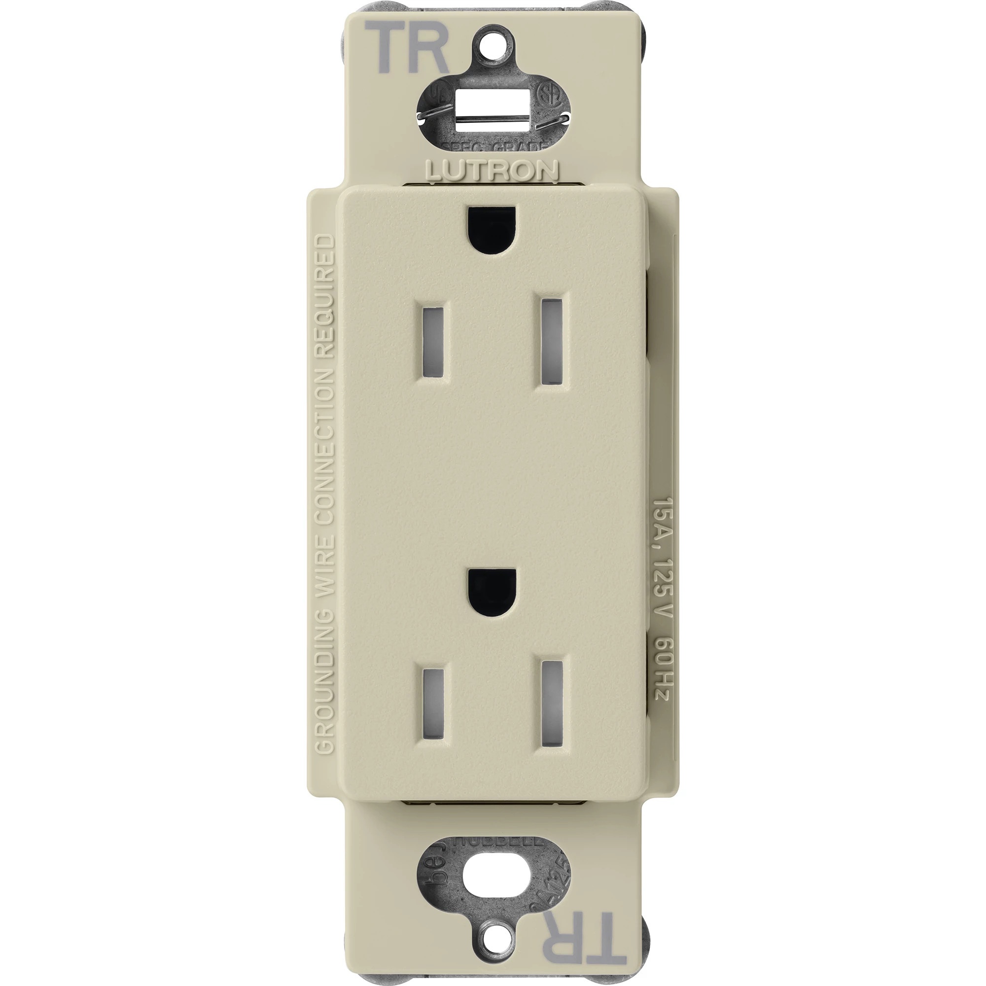 Lutron® SCRS-15-TR-CY Straight Blade Receptacles