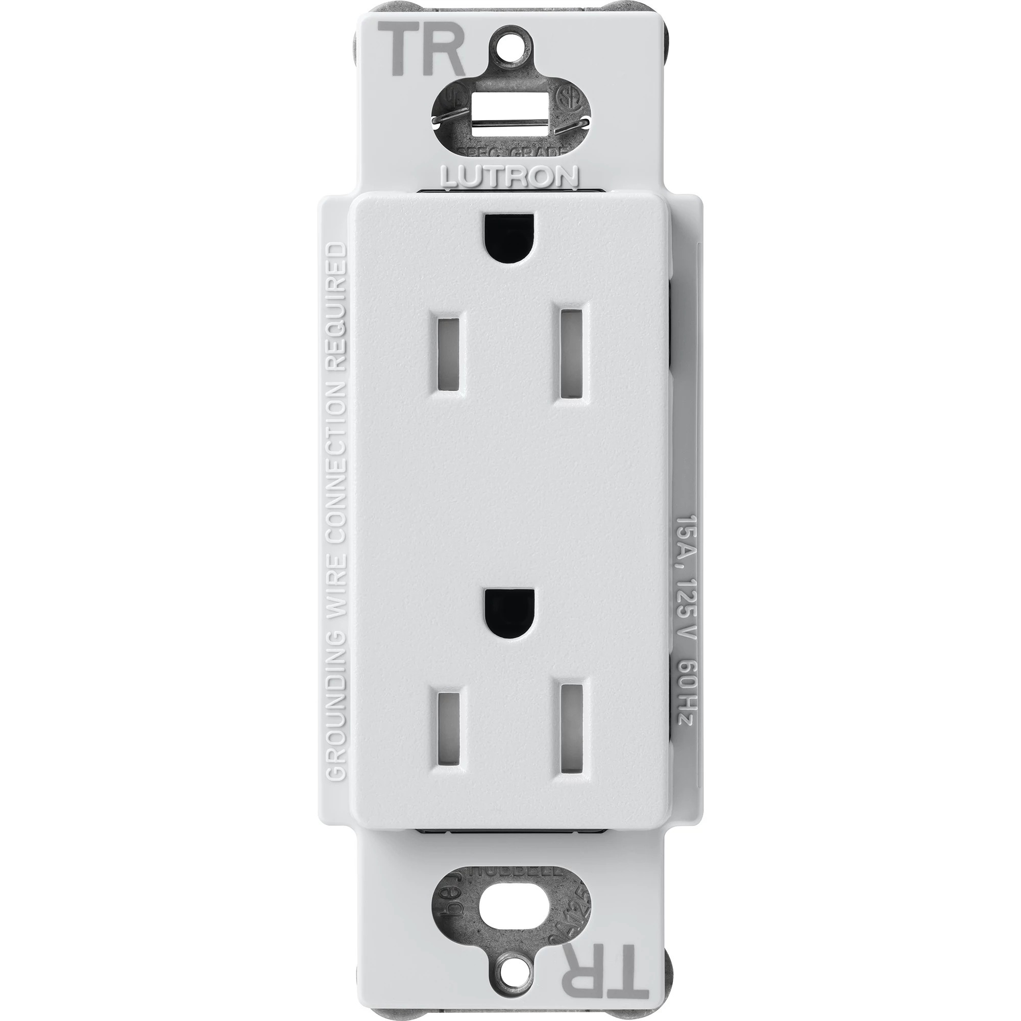Lutron® SCRS-15-TR-MI Straight Blade Receptacles