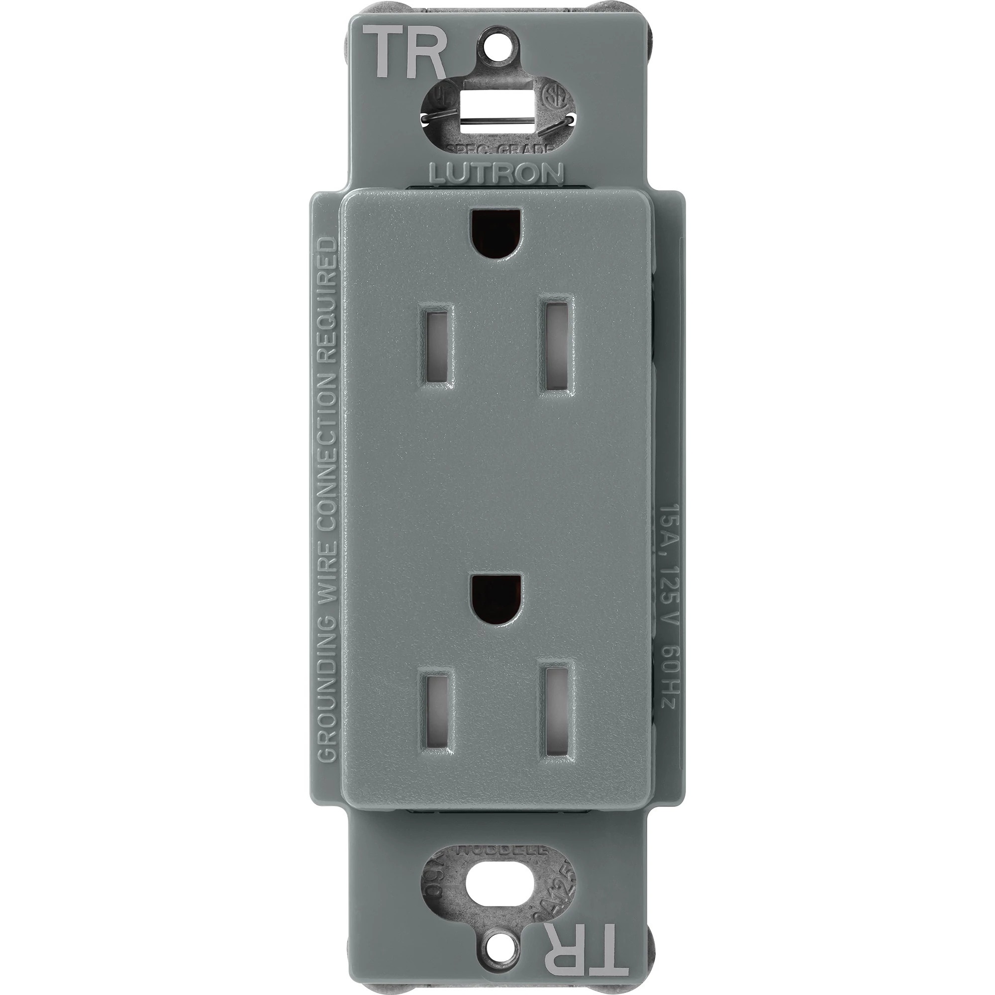 Lutron® SCRS-15-TR-SL Straight Blade Receptacles