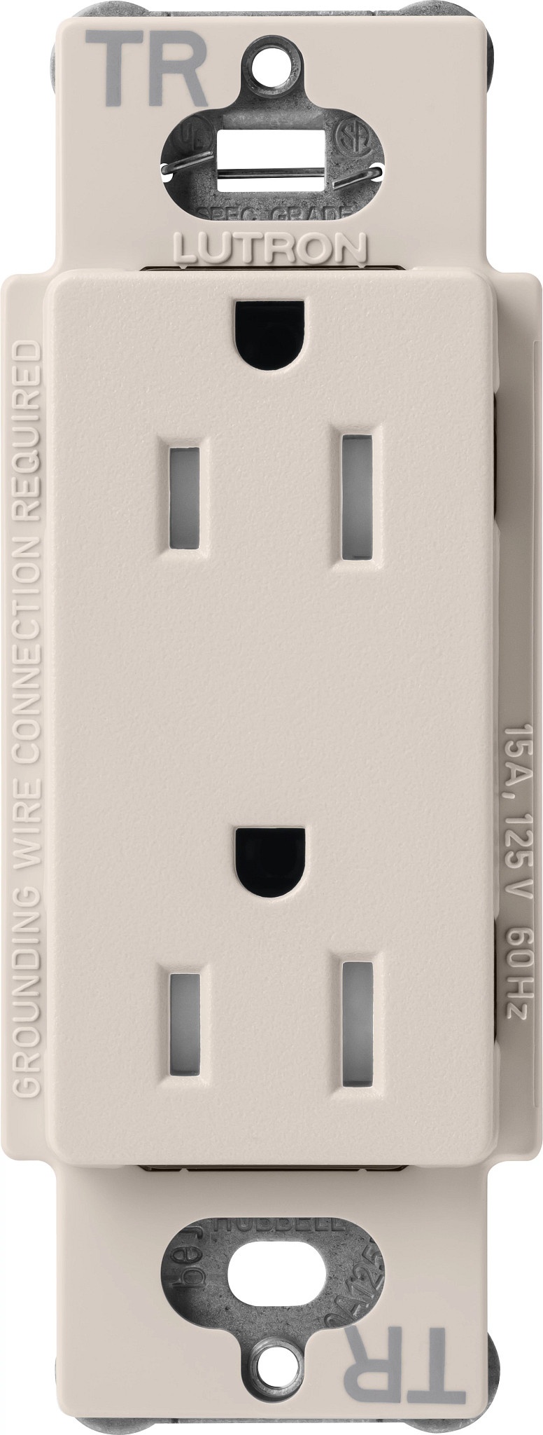 Lutron® SCRS-15-TR-TP Straight Blade Receptacles