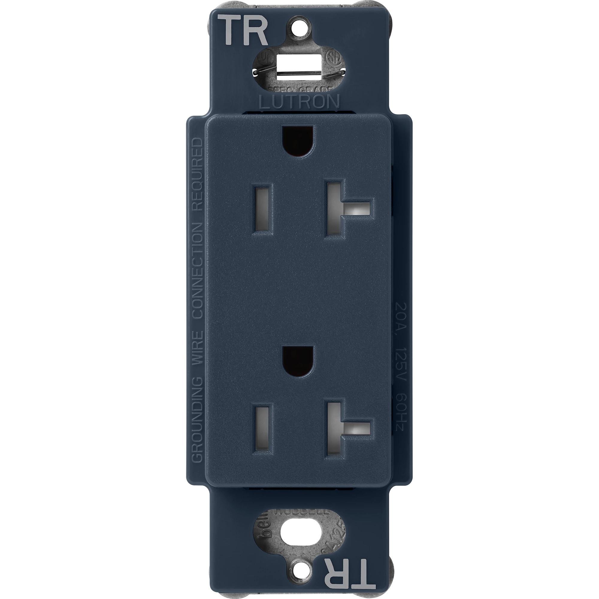 Lutron® SCRS-20-TR-DE Straight Blade Receptacles