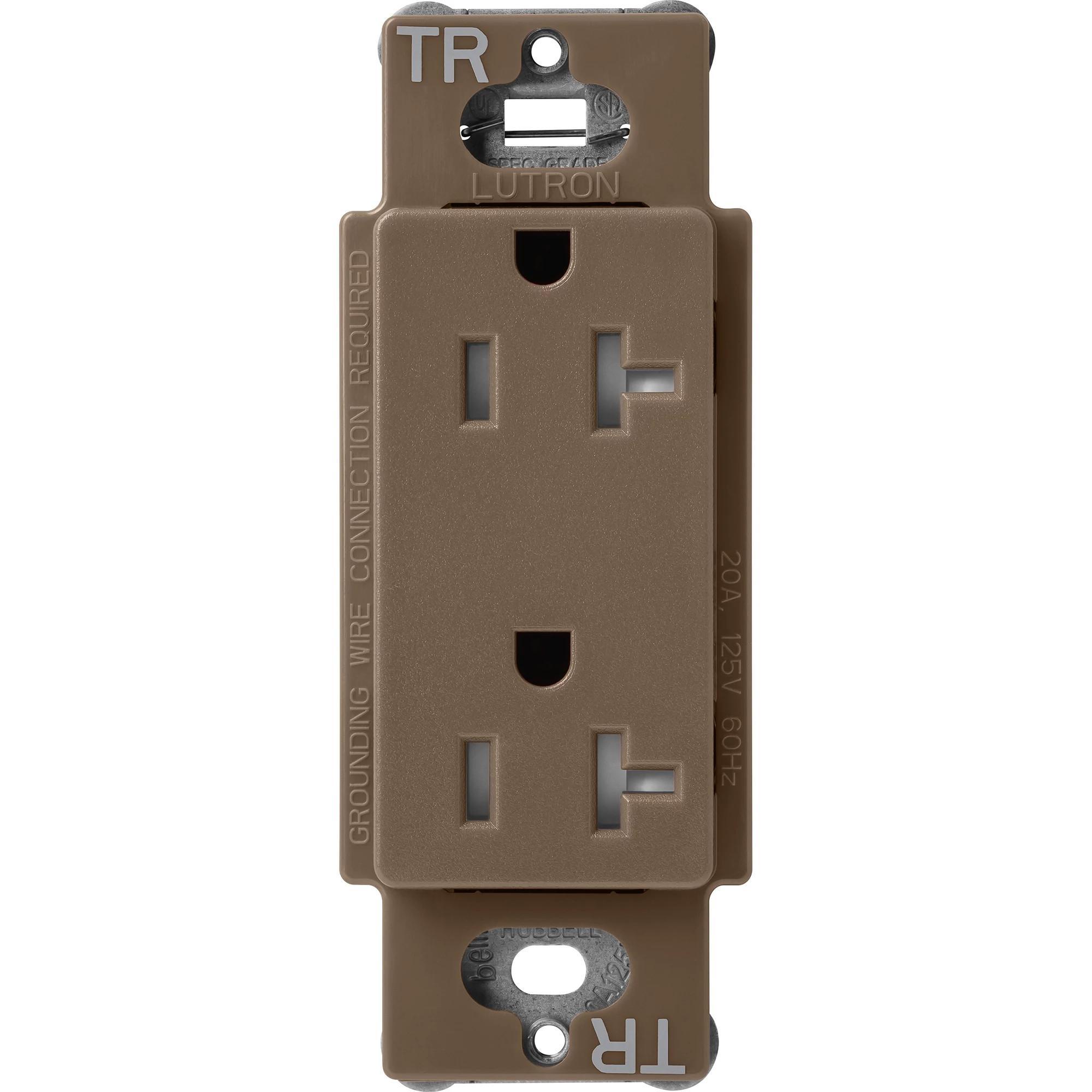 Lutron® SCRS-20-TR-EP Straight Blade Receptacles