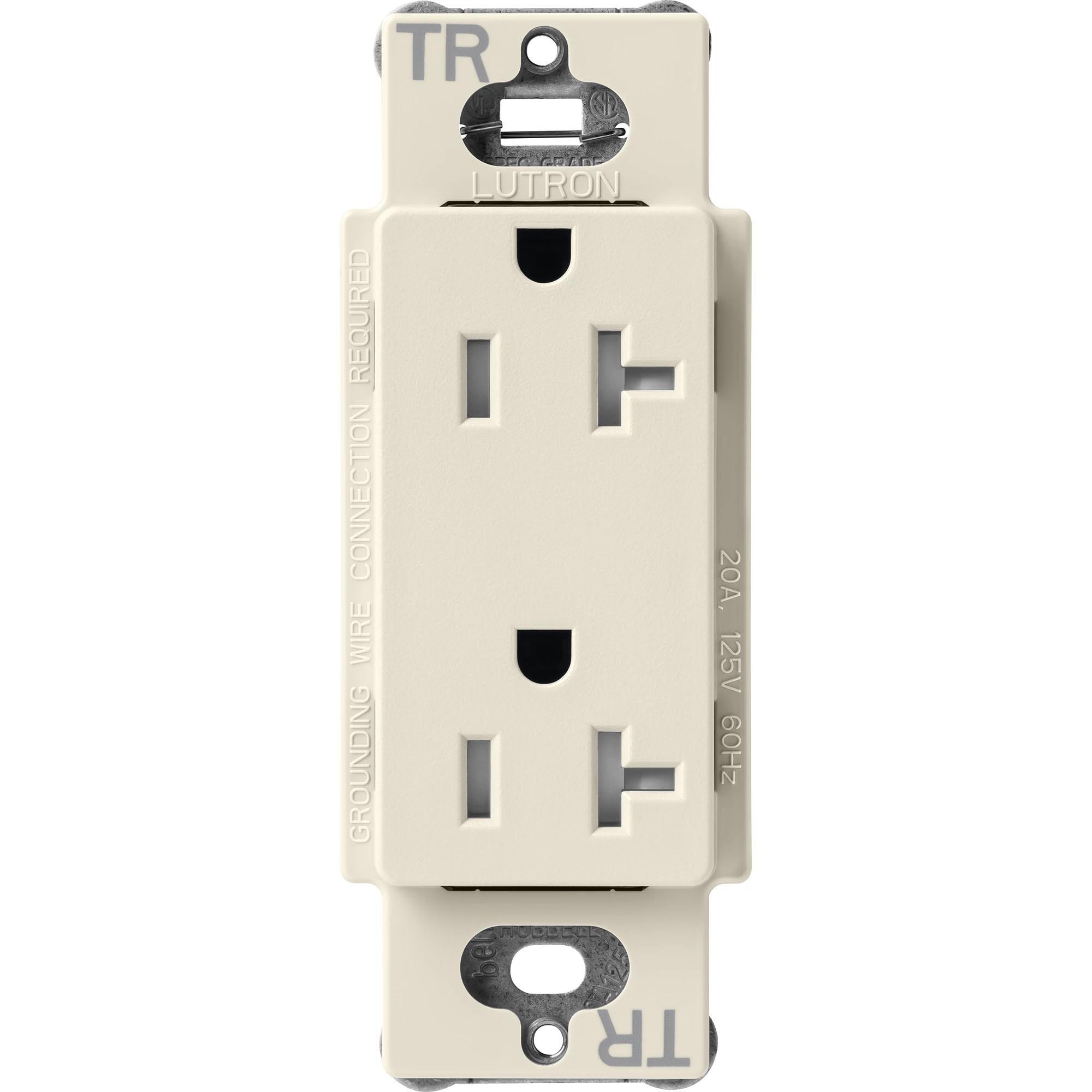Lutron® SCRS-20-TR-PM Straight Blade Receptacles