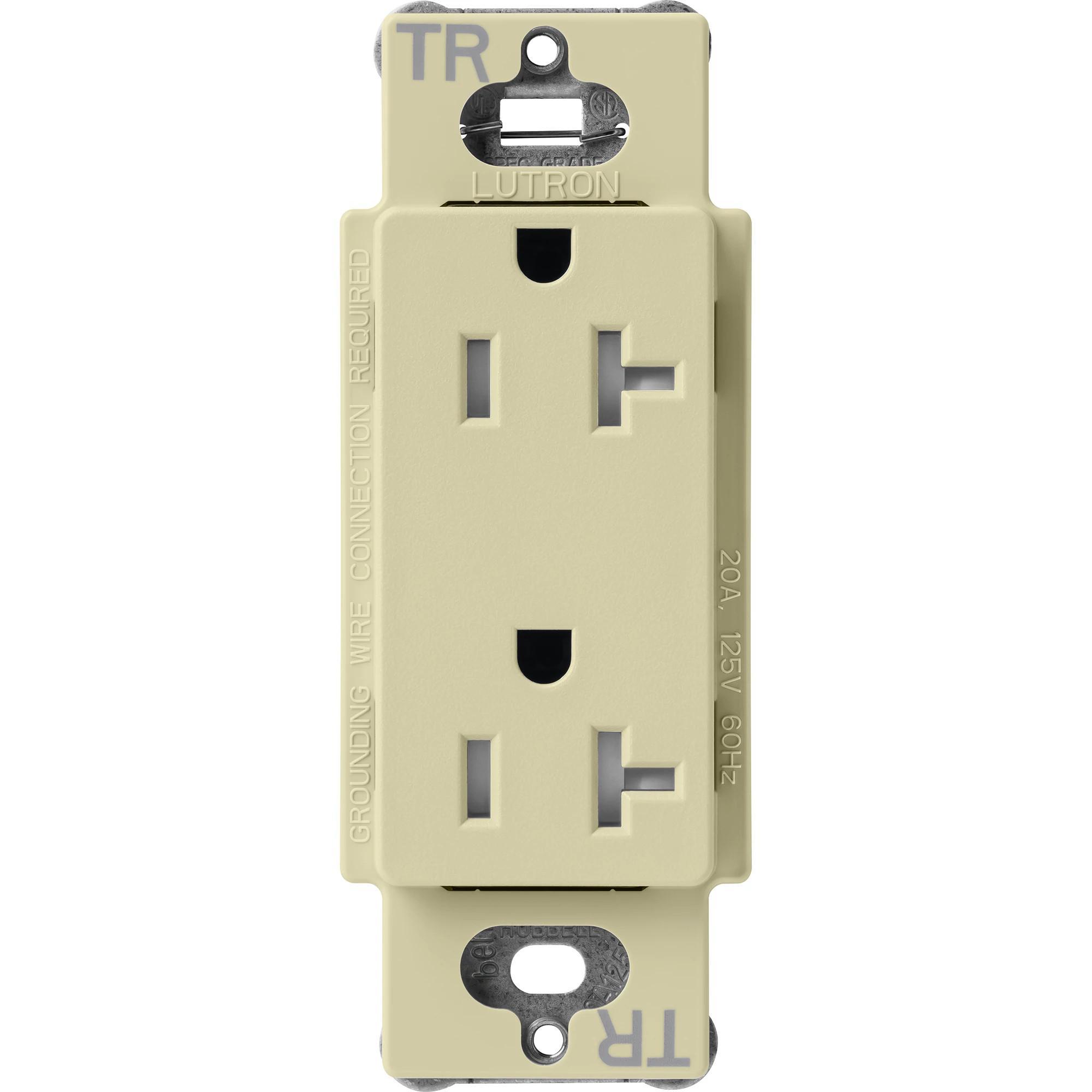 Lutron® SCRS-20-TR-SA Straight Blade Receptacles