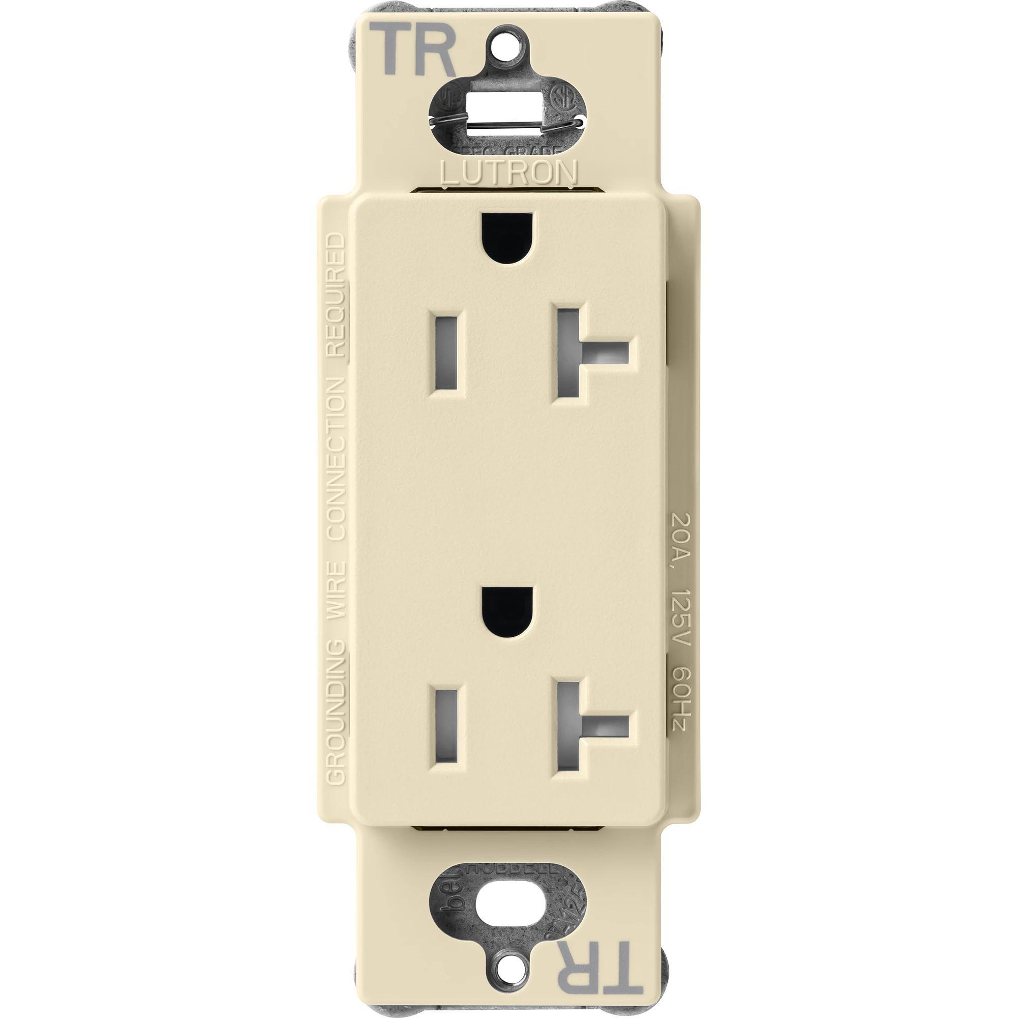 Lutron® SCRS-20-TR-SD Straight Blade Receptacles