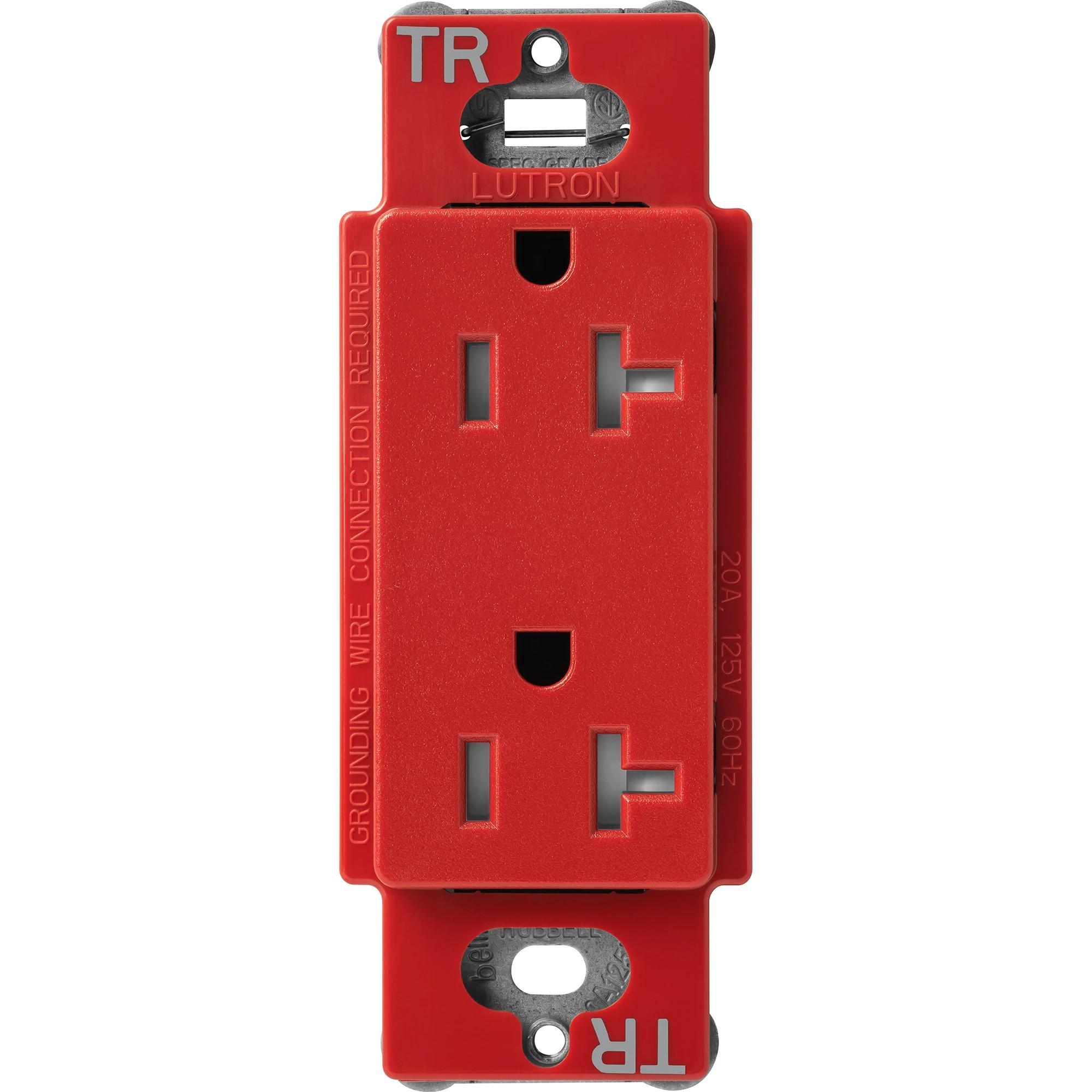 Lutron® SCRS-20-TR-SR Straight Blade Receptacles