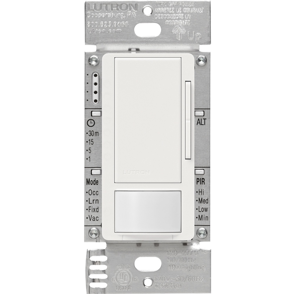 Lutron® WMS-Z101-WH Wall Mount Vacancy Sensors