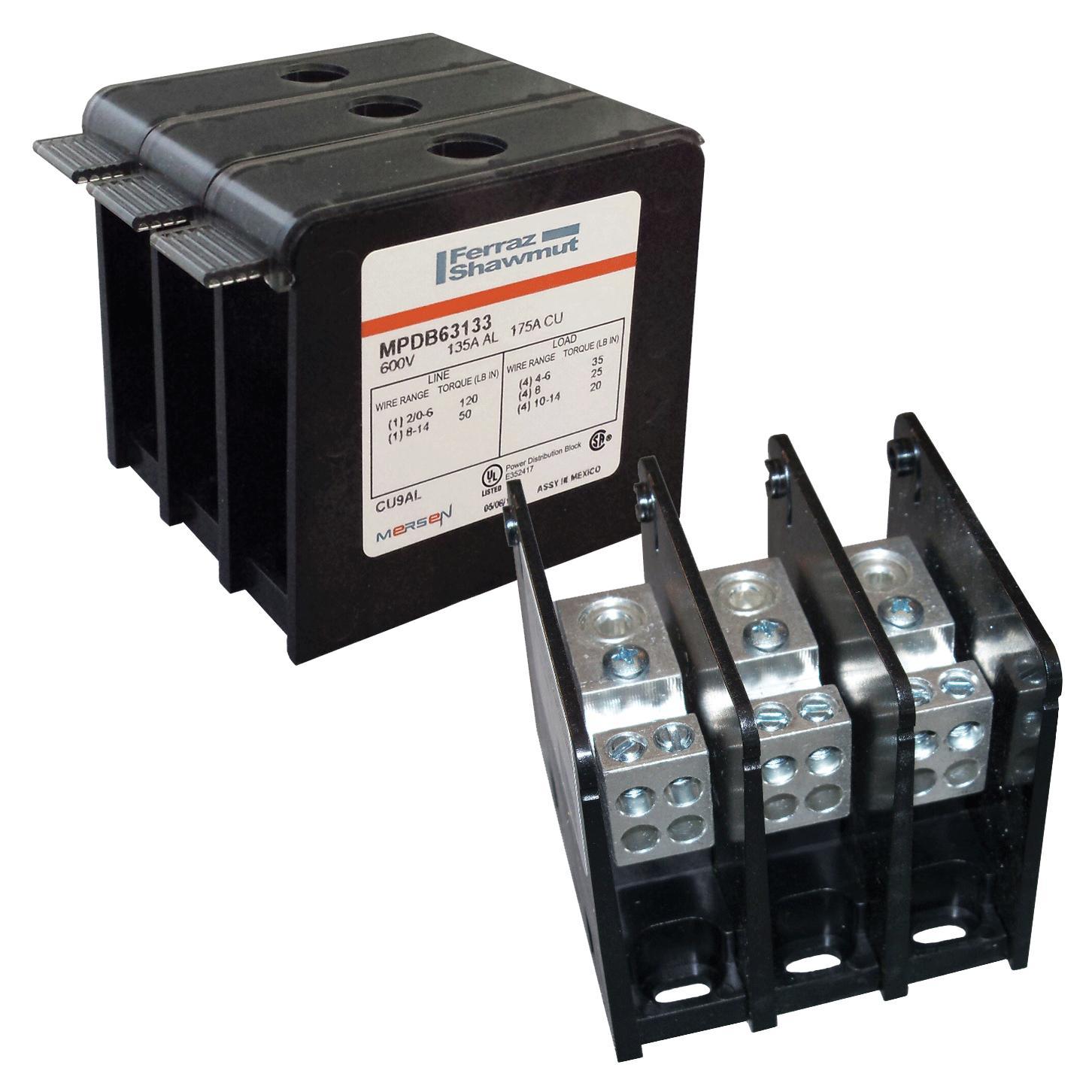 Mersen MPDB62163 Multi-Pole Distribution Blocks