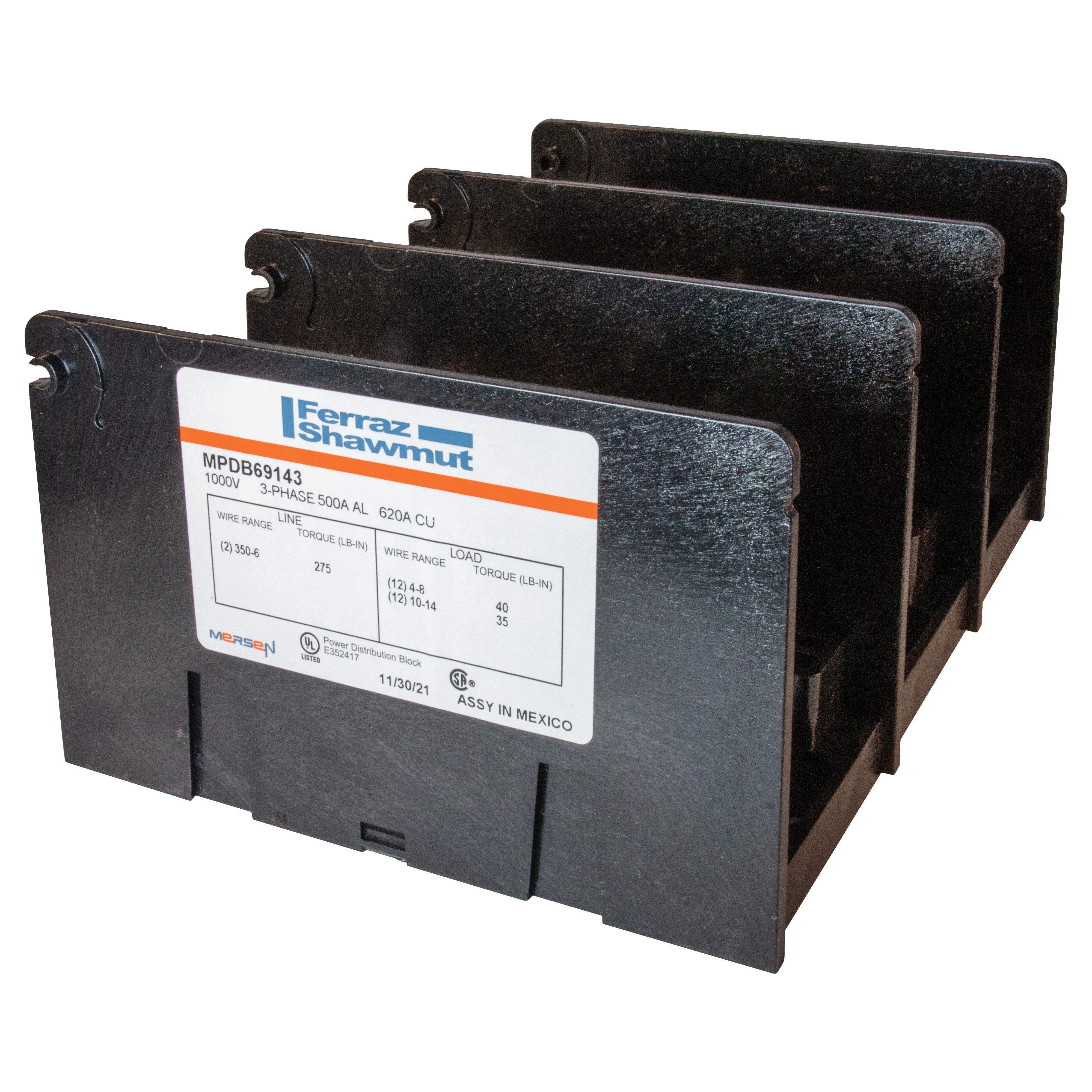Mersen MPDB69143 Multi-Pole Distribution Blocks