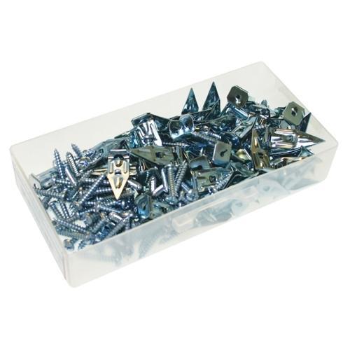 Metallics AAK68 Arrow Anchor Kit, 151 Pieces, Steel, Zinc Plated