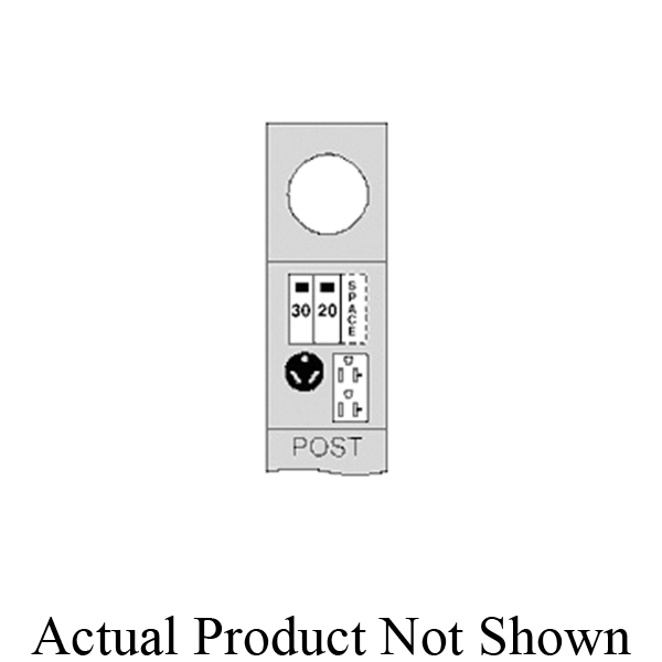 Midwest® M041CP4010 Metered Power Outlet Pedestals