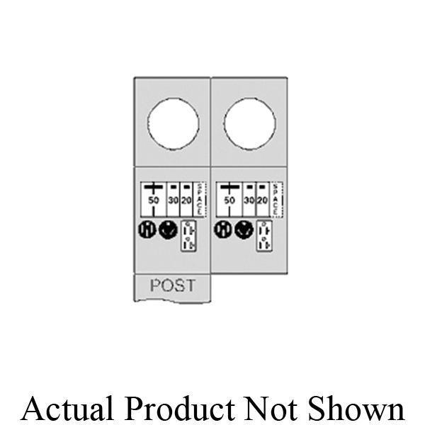 Midwest® M075CB4010 Metered Power Outlet Pedestals